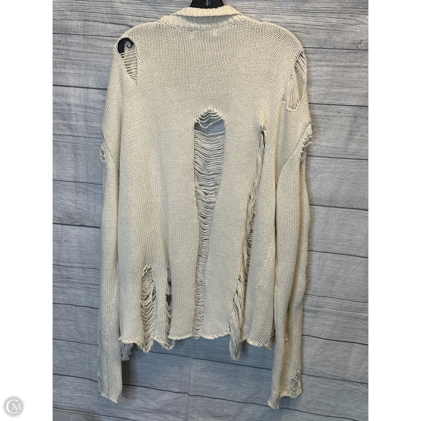 Sweater By Cmf In Cream, Size: L