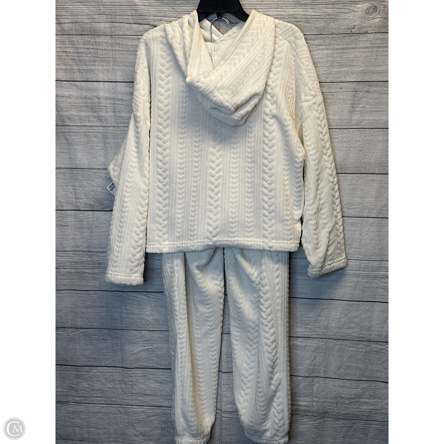 Pants Set 2pc By Joyspun In White, Size: L