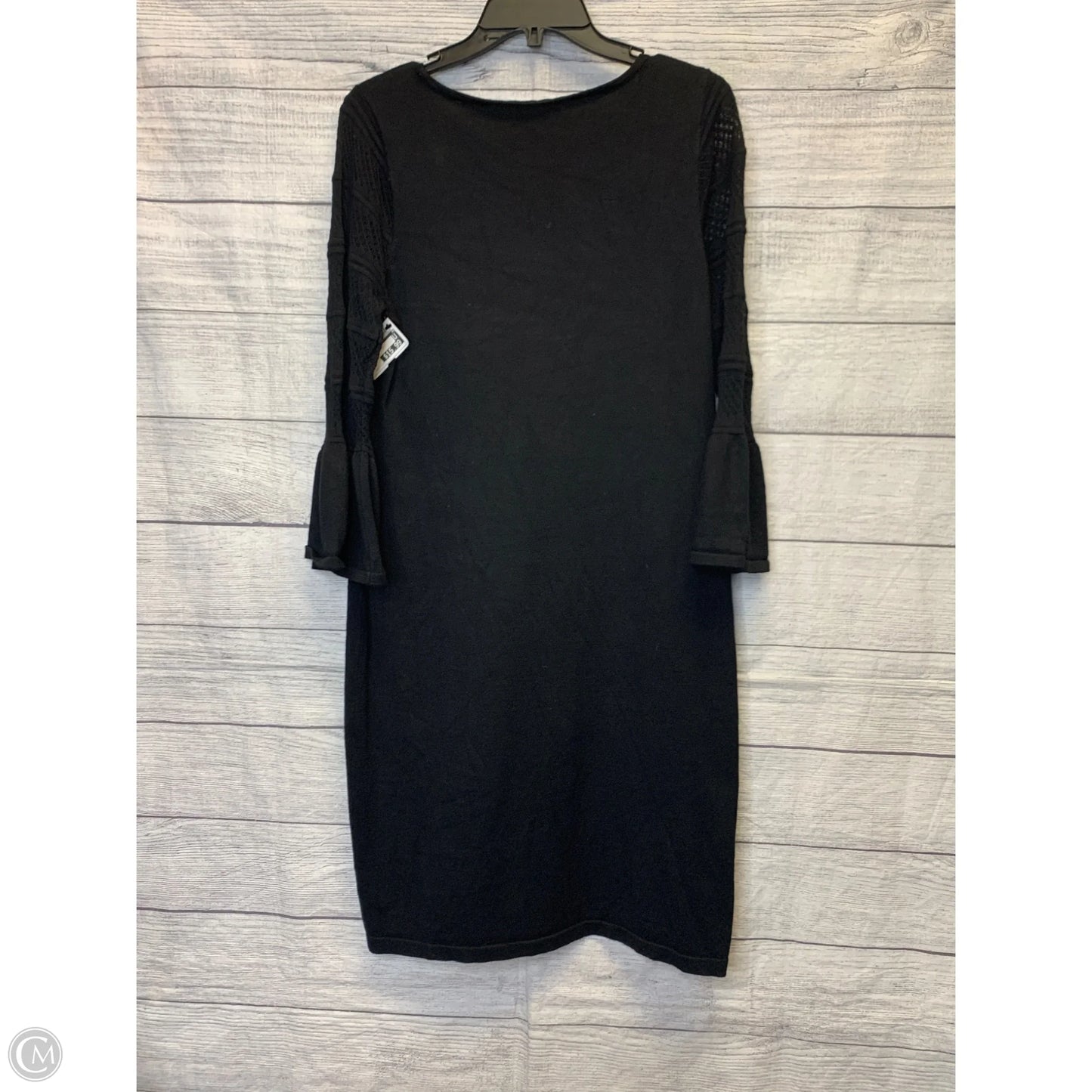 Dress Casual Midi By Calvin Klein In Black, Size: L