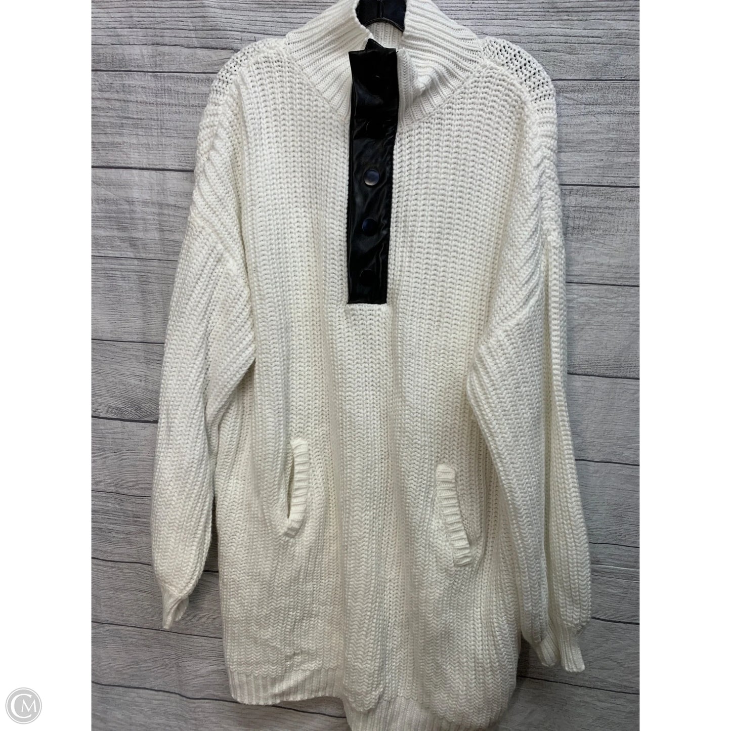 Sweater By Kirundo In White, Size: Xl