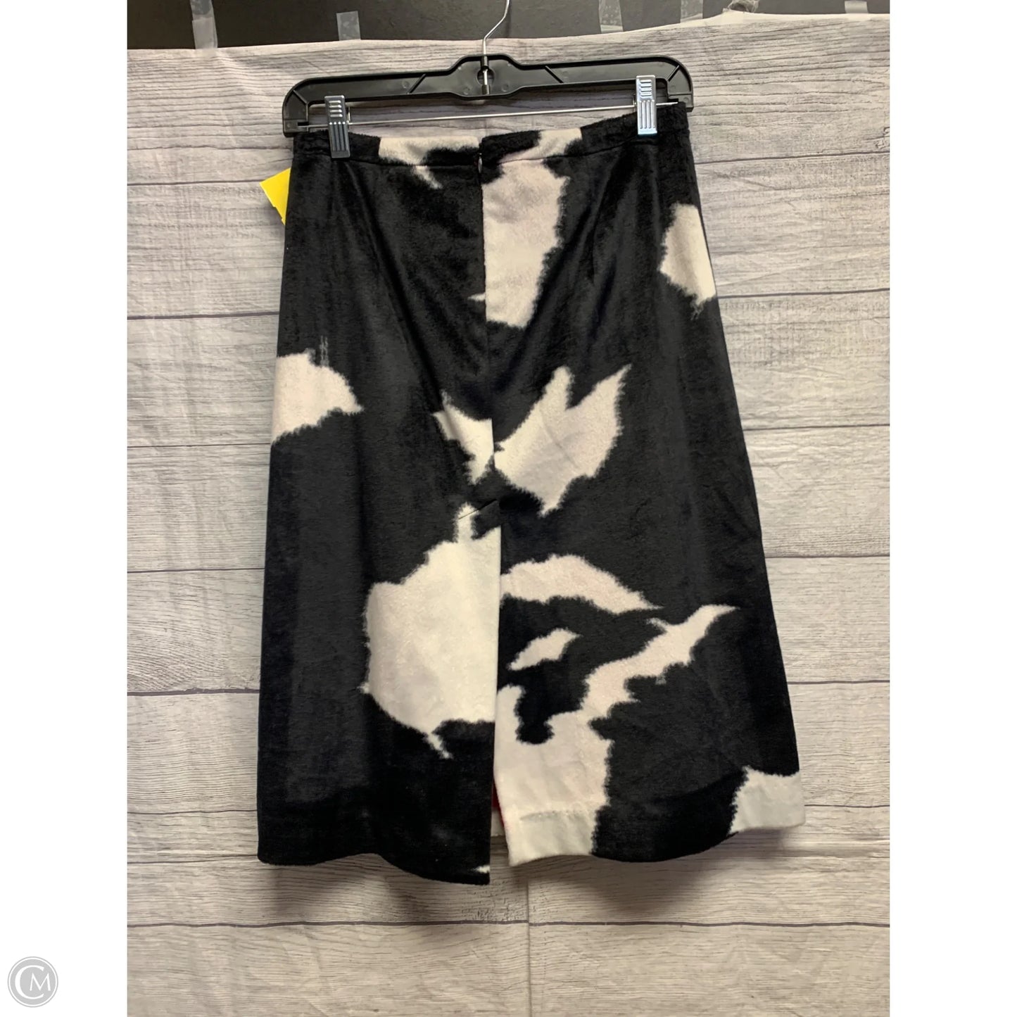 Skirt Midi By Bebe In Black & White, Size: 4