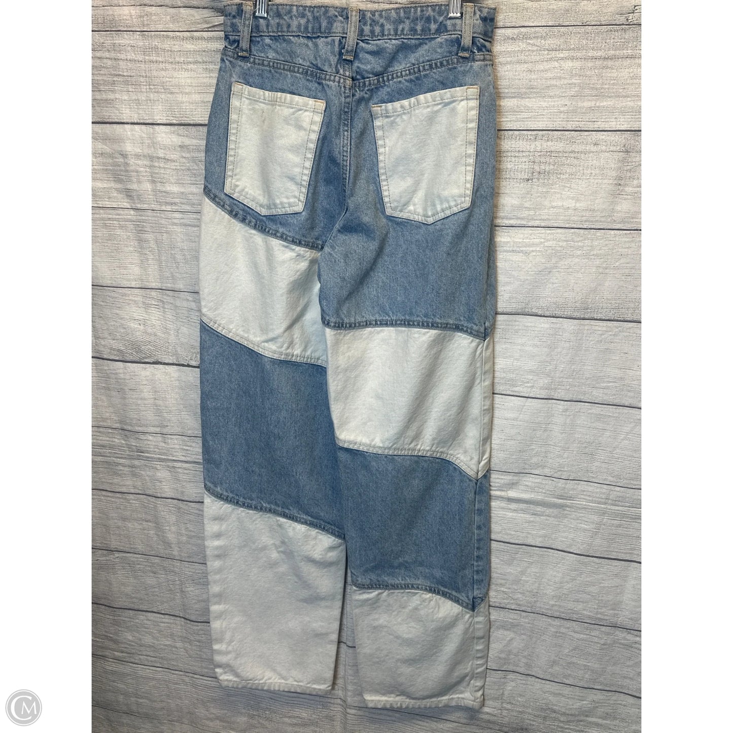 Jeans Straight By Wild Fable In Blue & White, Size: 2