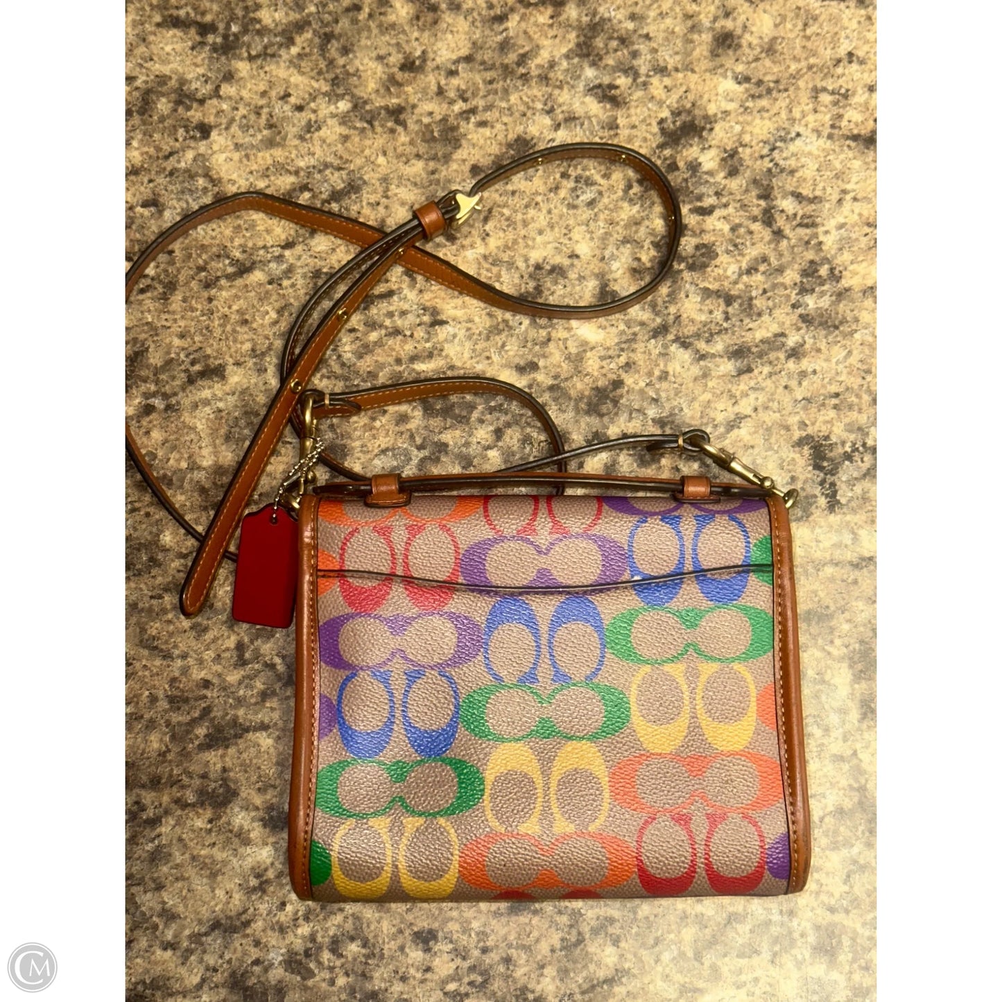 Crossbody Designer By Coach, Size: Small