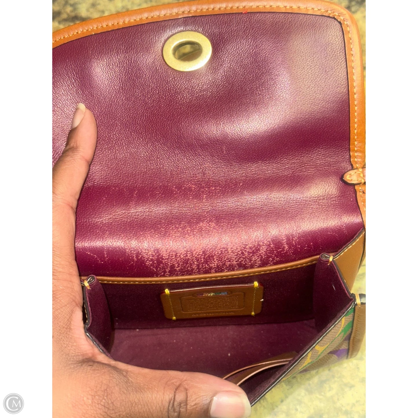 Crossbody Designer By Coach, Size: Small