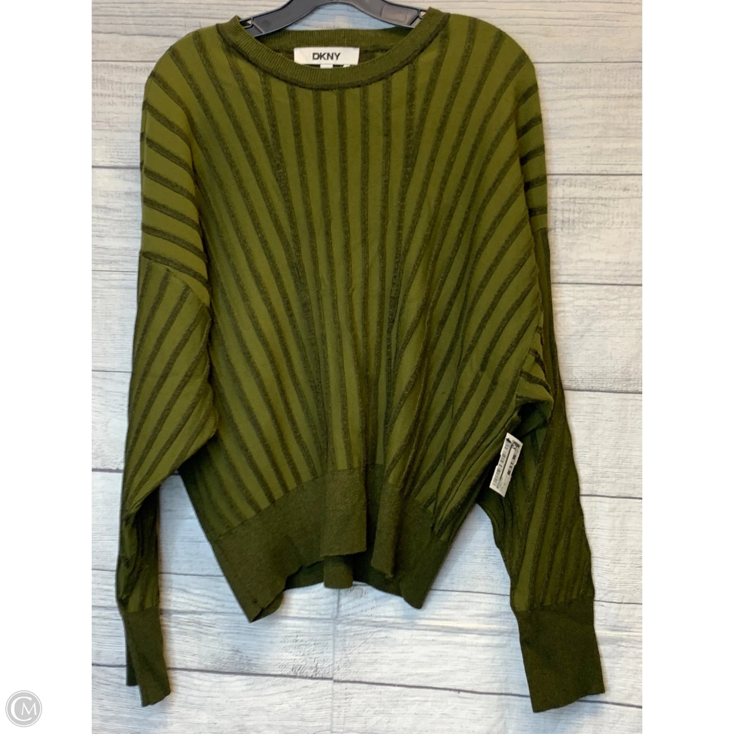 Sweater By Dkny In Green, Size: Xl