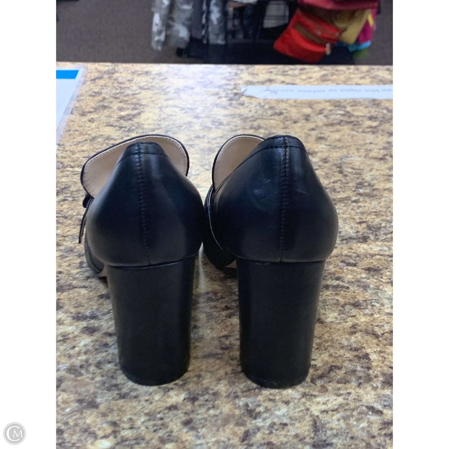 Shoes Heels Block By Marc Fisher In Black, Size: 9