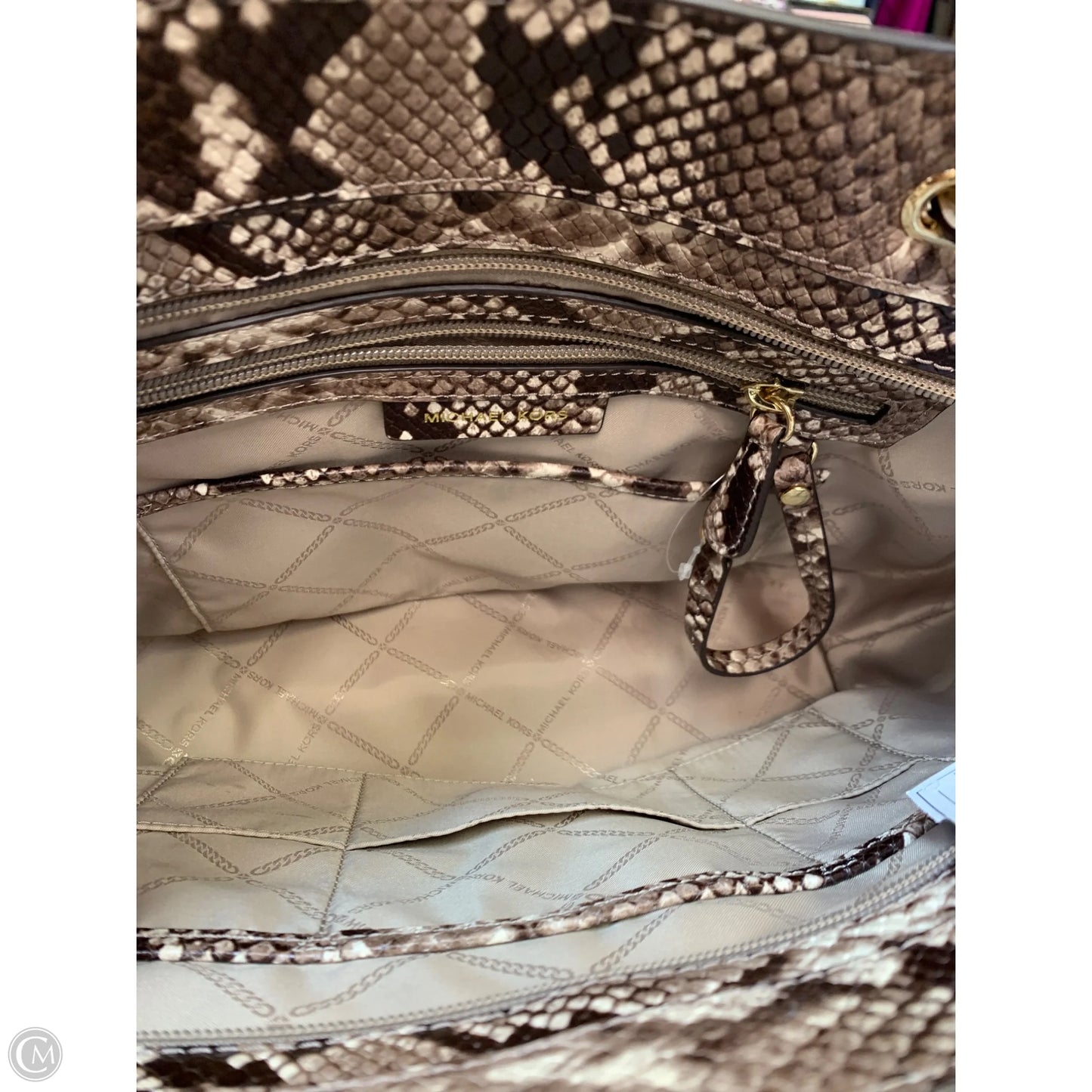 Handbag Designer By Michael Kors, Size: Medium