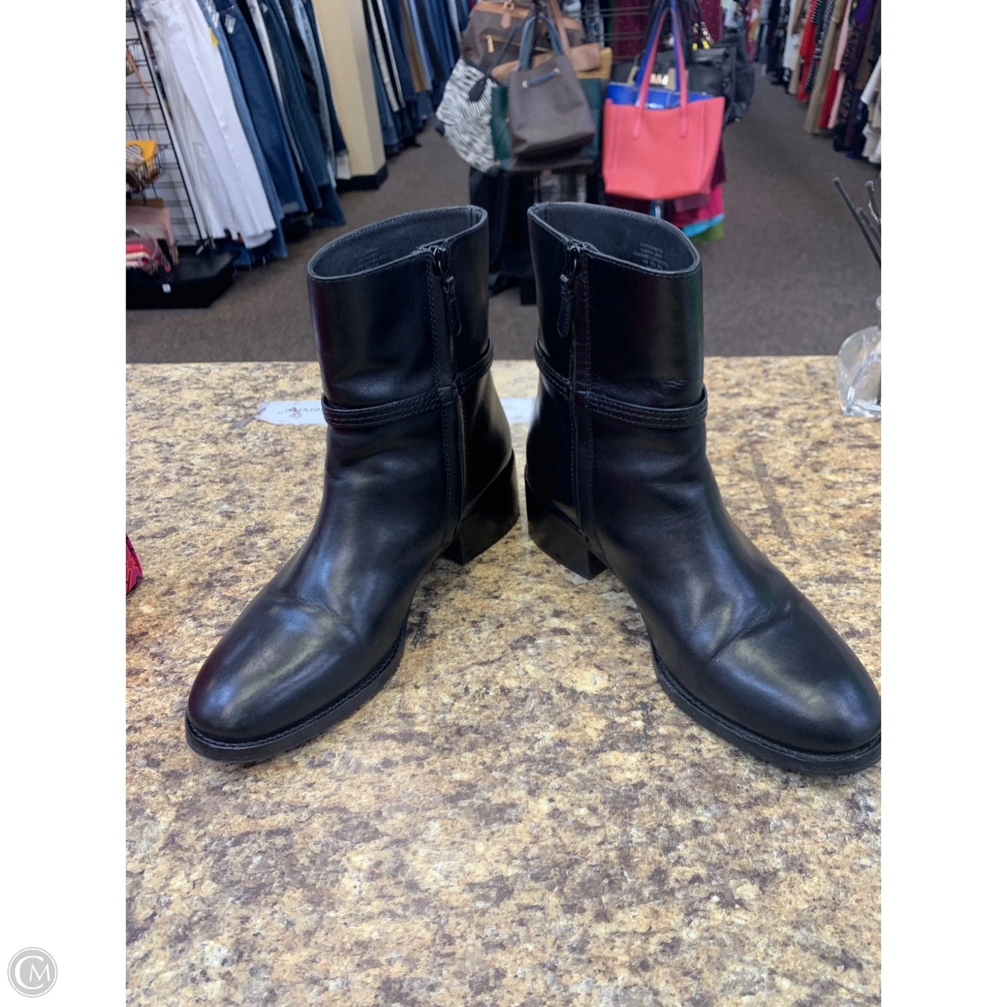 Boots Designer By Tory Burch In Black, Size: 10