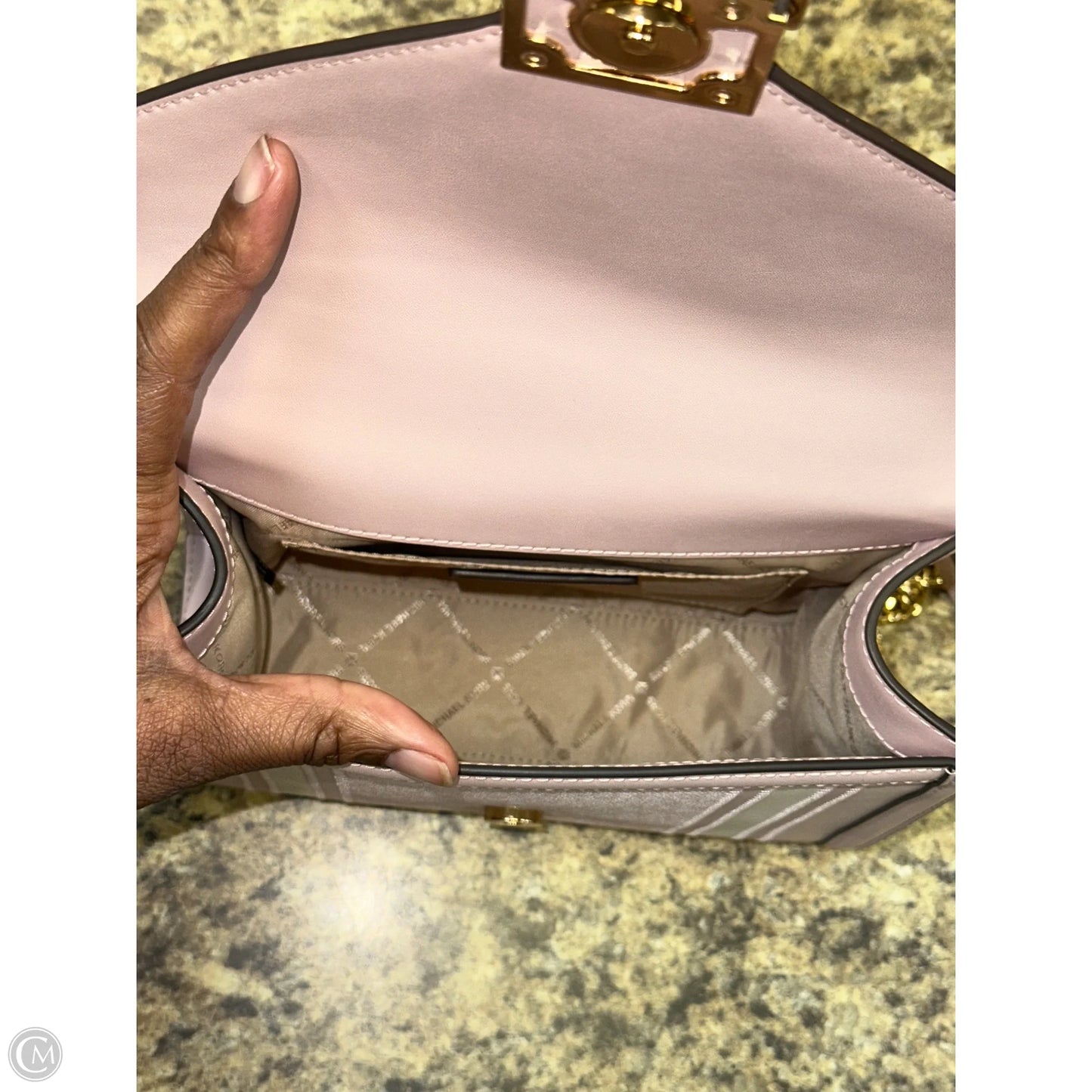 Crossbody Designer By Michael Kors, Size: Medium