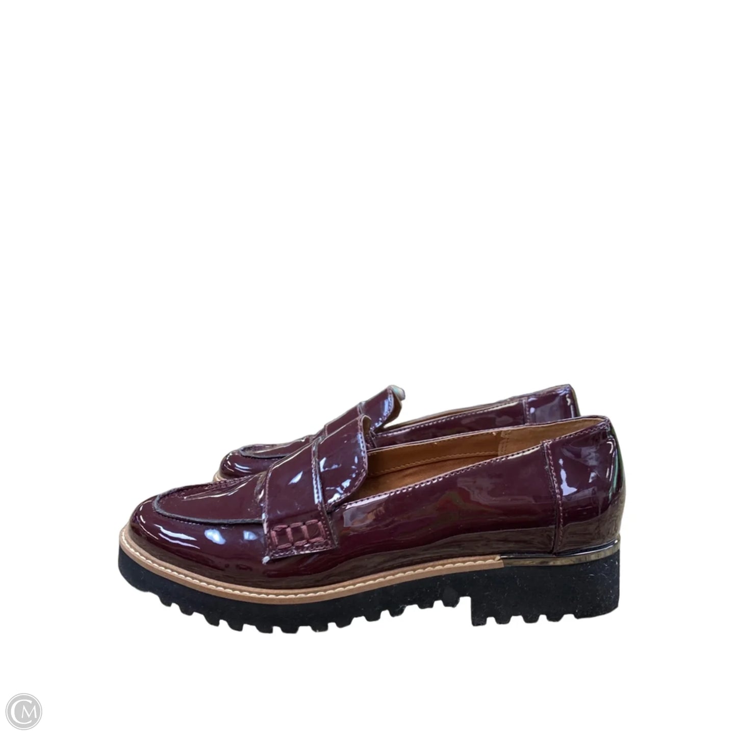 Shoes Flats By Franco Sarto In Maroon, Size: 7.5