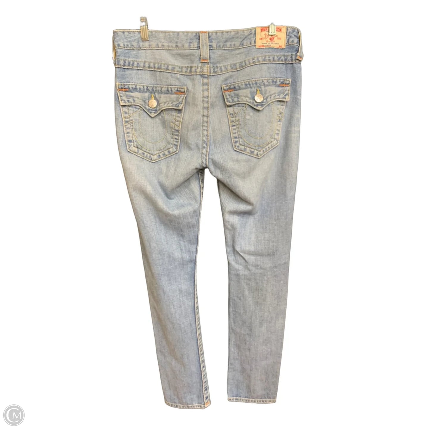 Jeans Skinny By True Religion In Blue Denim, Size: 6
