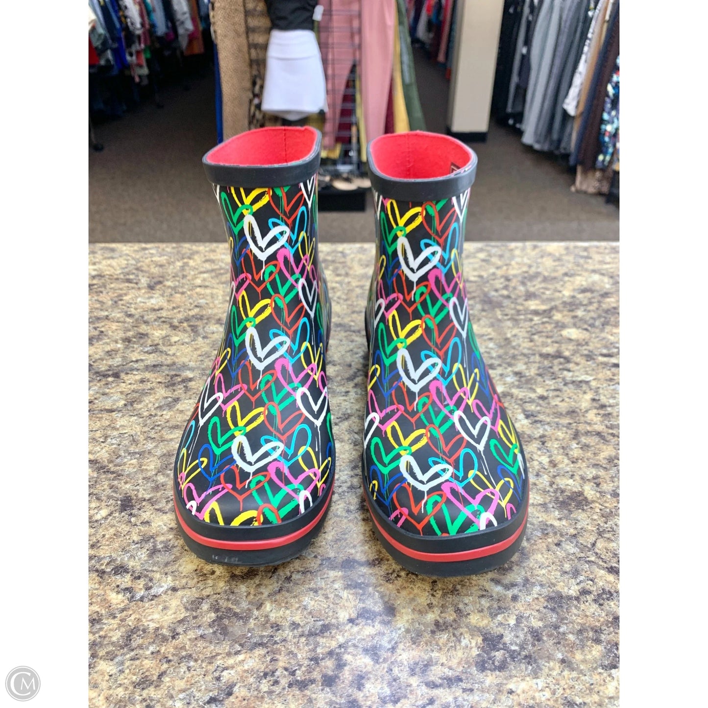 Boots Rain By Bobs In Multi-colored, Size: 10