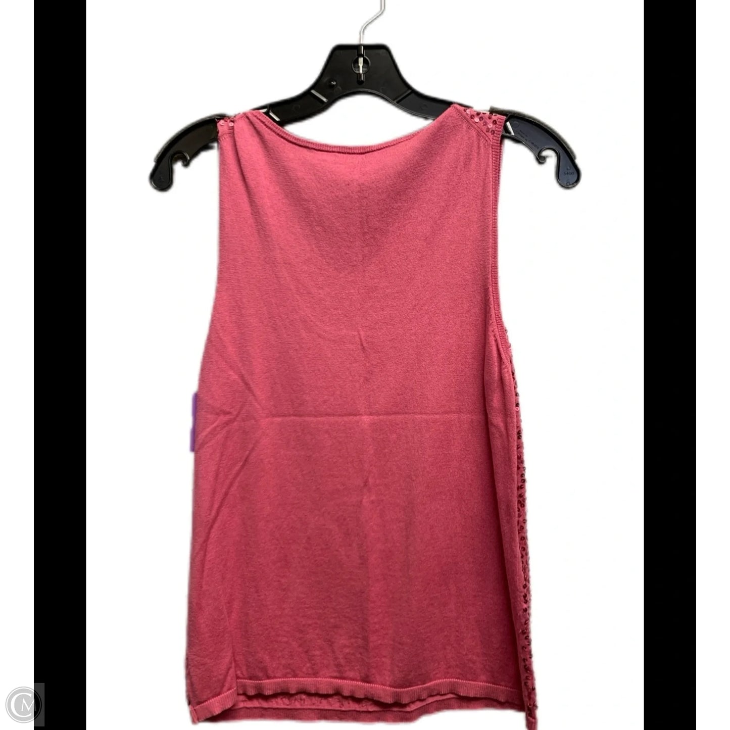Top Sleeveless By Talbots In Pink, Size: M