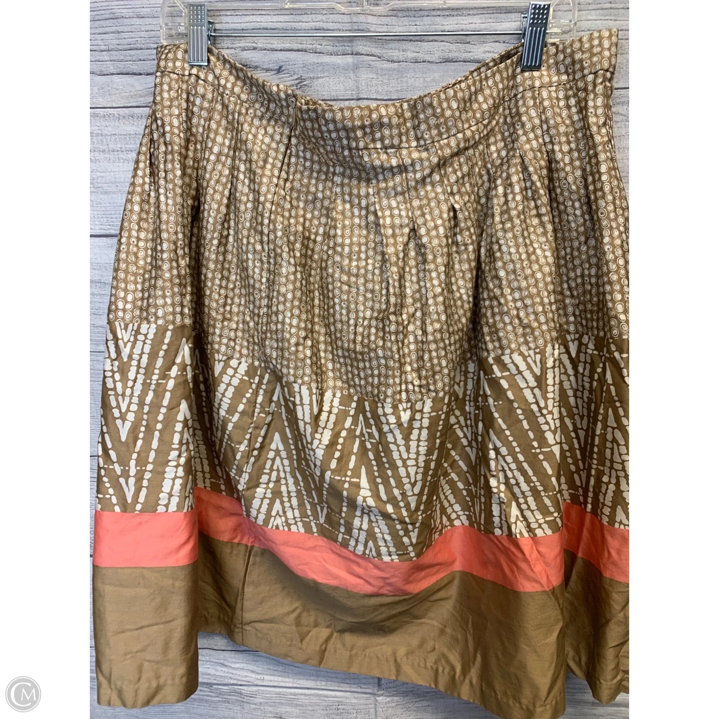 Skirt Midi By George In Tan, Size: 16