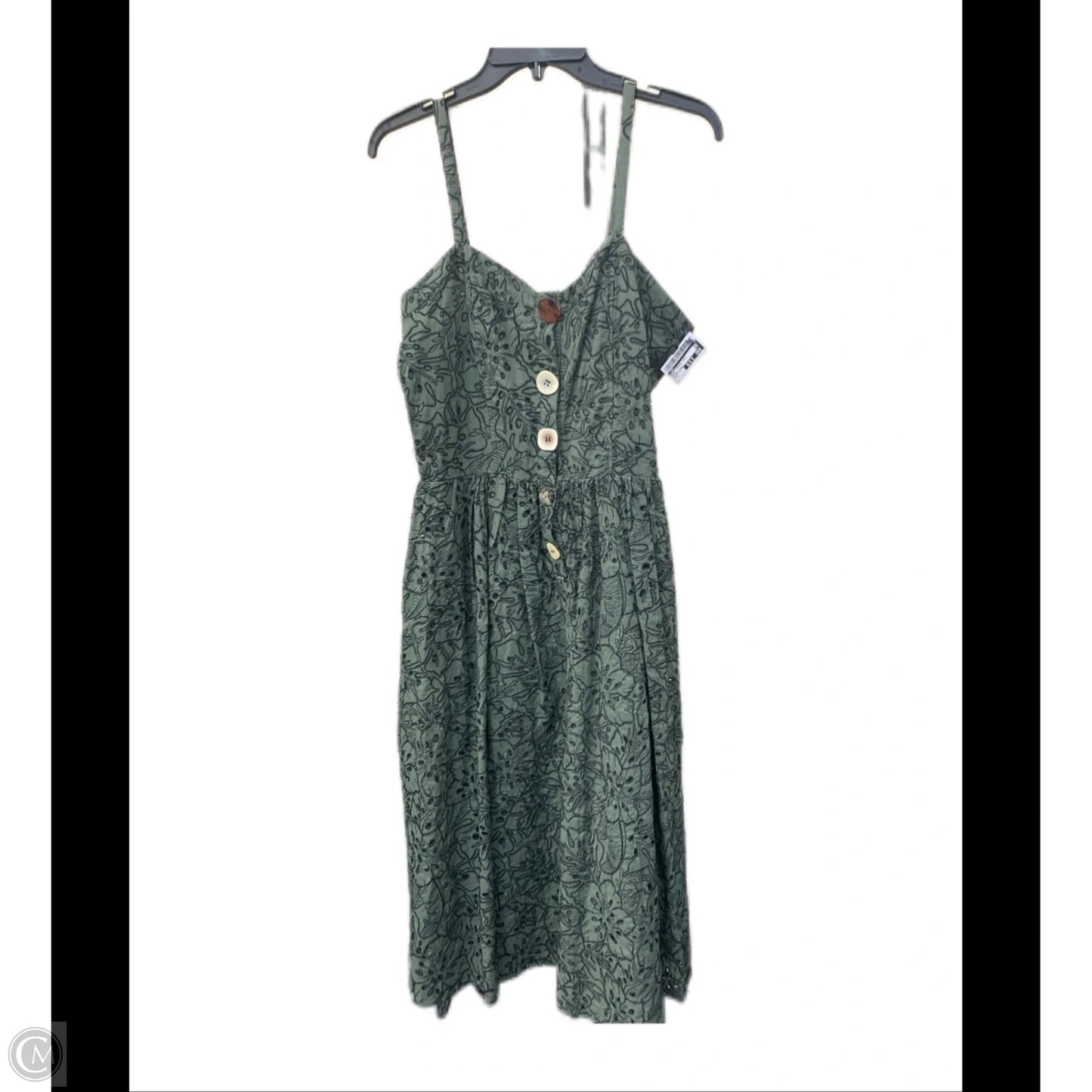 Dress Casual Maxi By Cmf In Green, Size: L