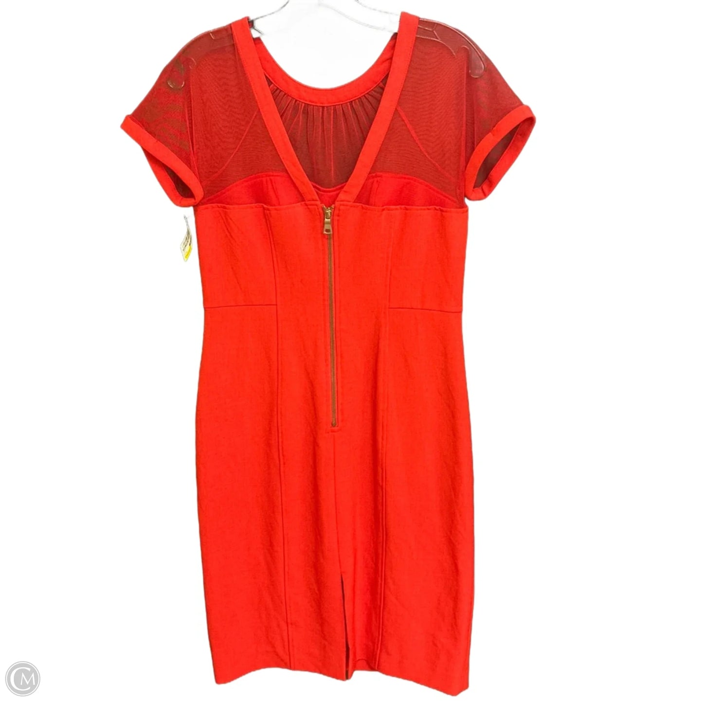 Dress Casual Midi By New York And Co In Red, Size: S