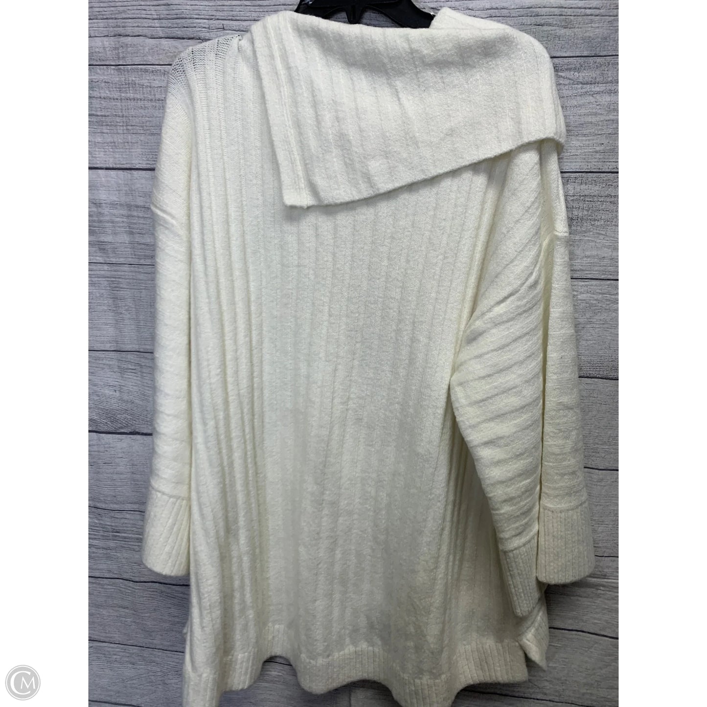 Sweater By Rafaella In Ivory, Size: 2x