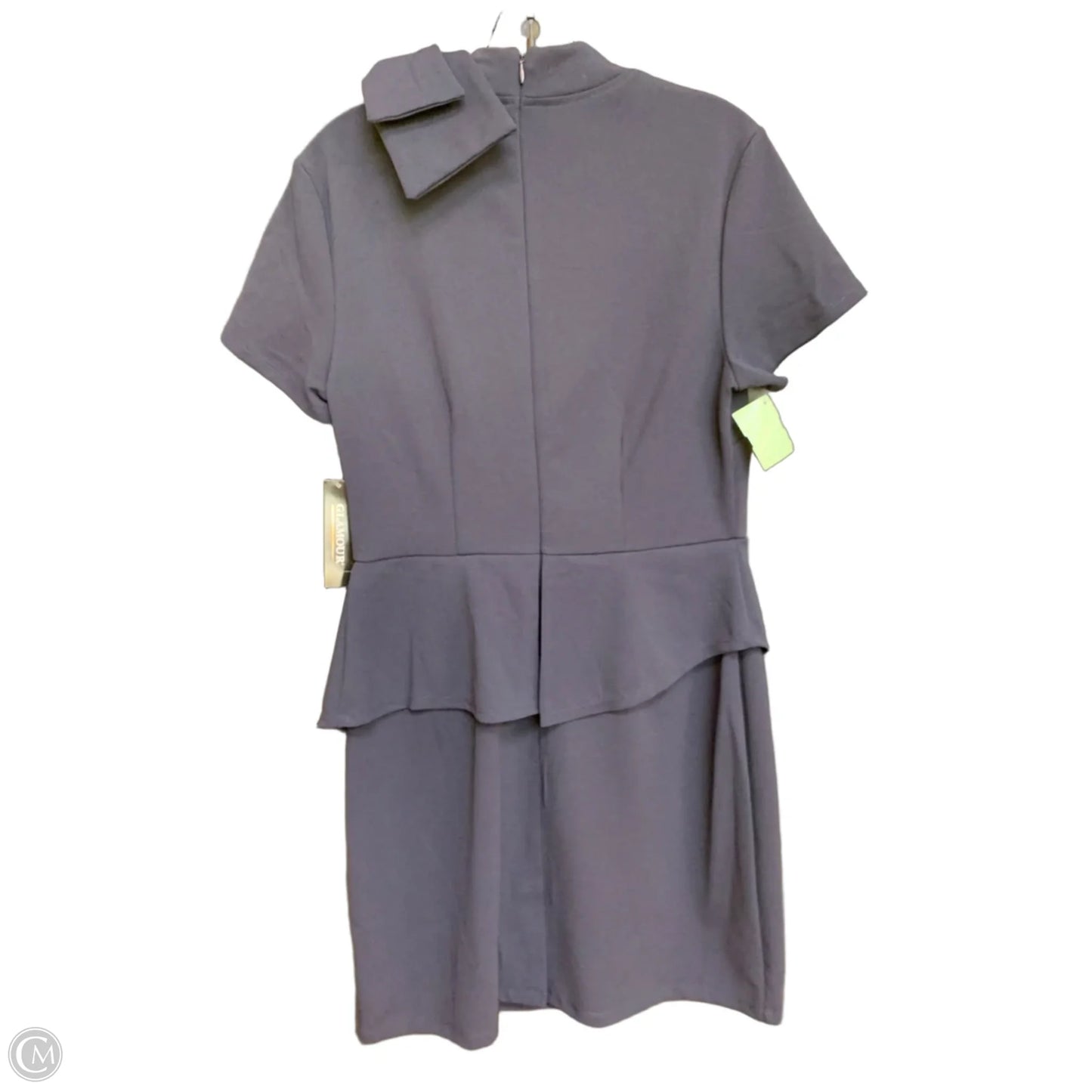Dress Casual Midi By Glamour In Navy, Size: 10p