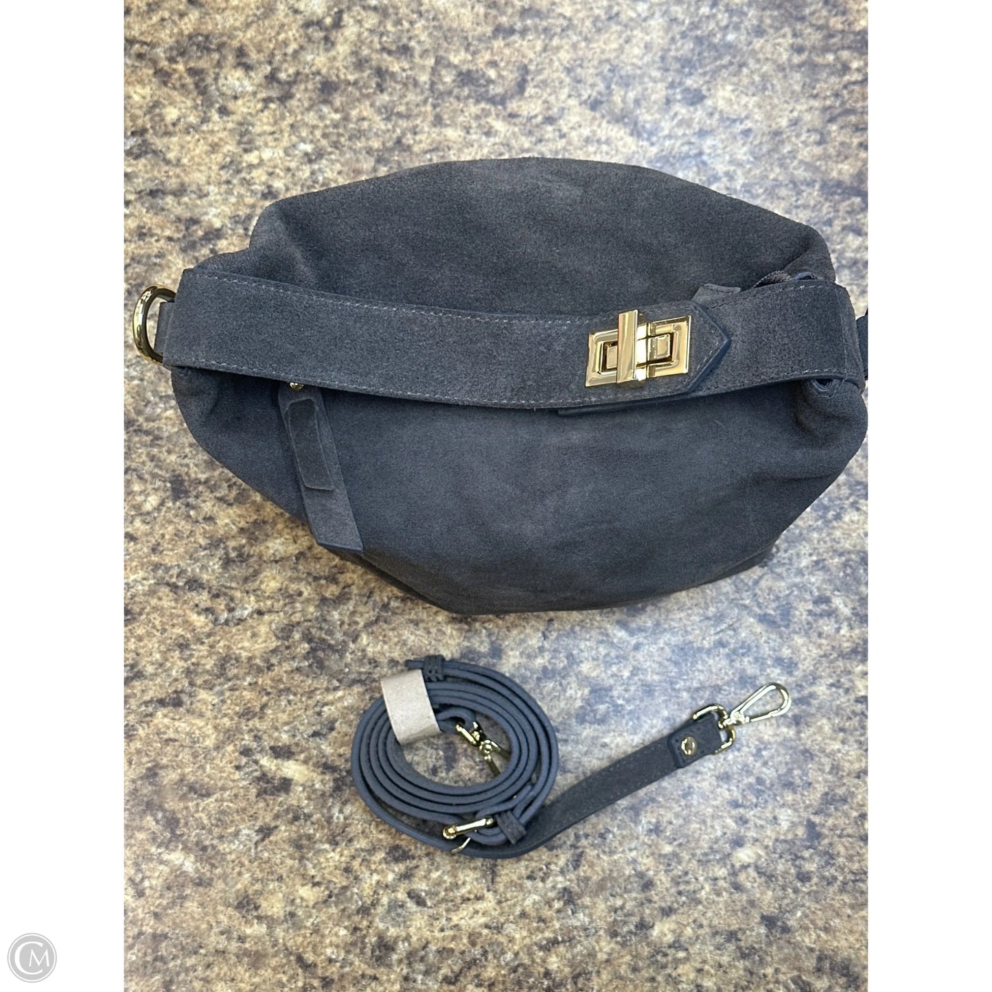 Handbag Leather By Cmf, Size: Medium
