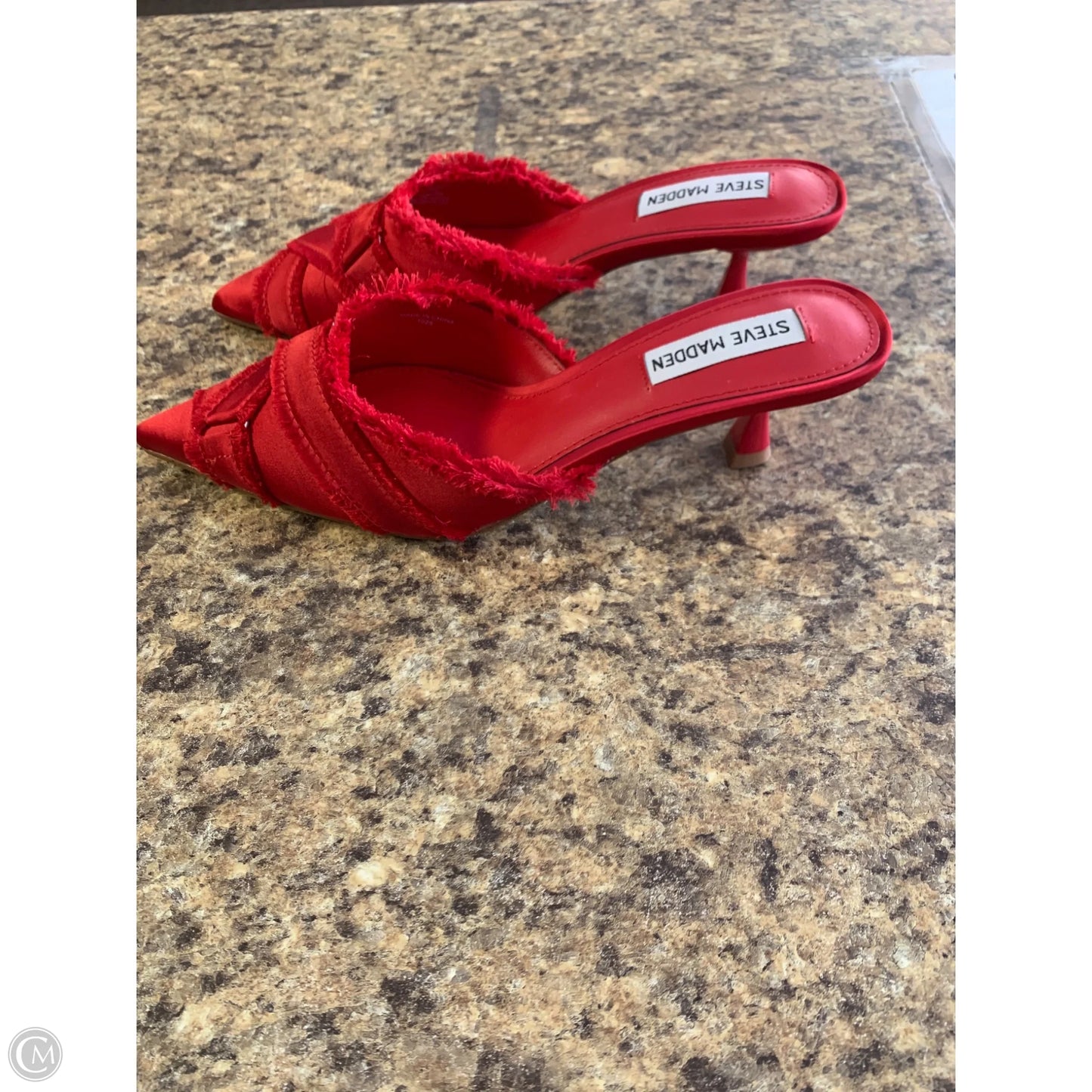 Shoes Heels Kitten By Steve Madden In Red, Size: 7.5