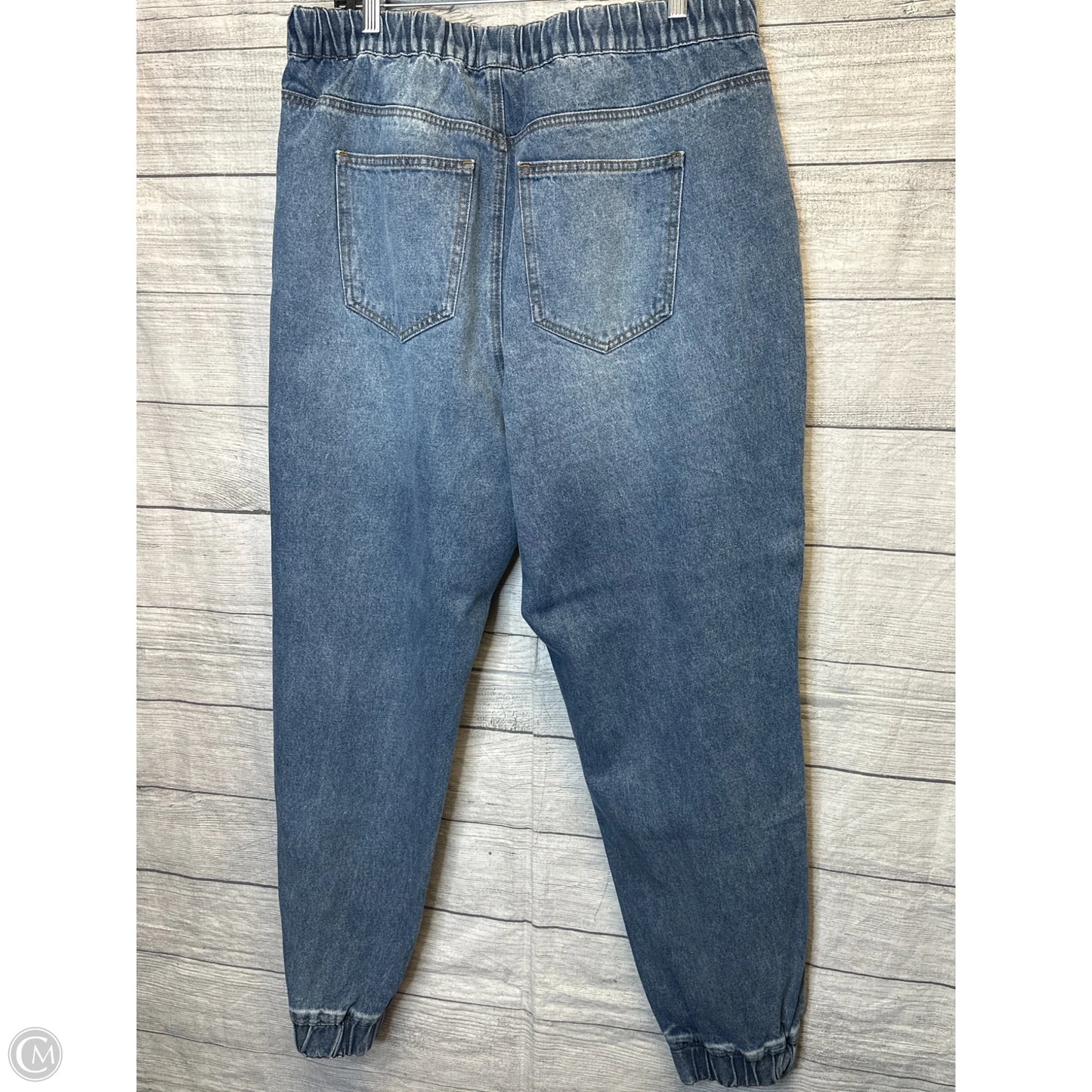 Pants Joggers By Fashion Nova In Blue Denim, Size: 1x