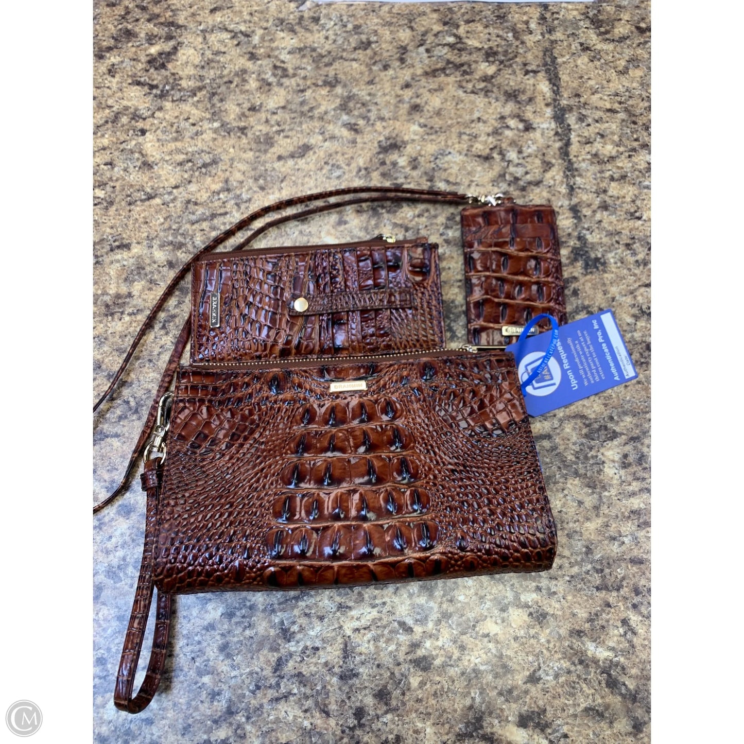 Wristlet Designer By Brahmin, Size: Medium