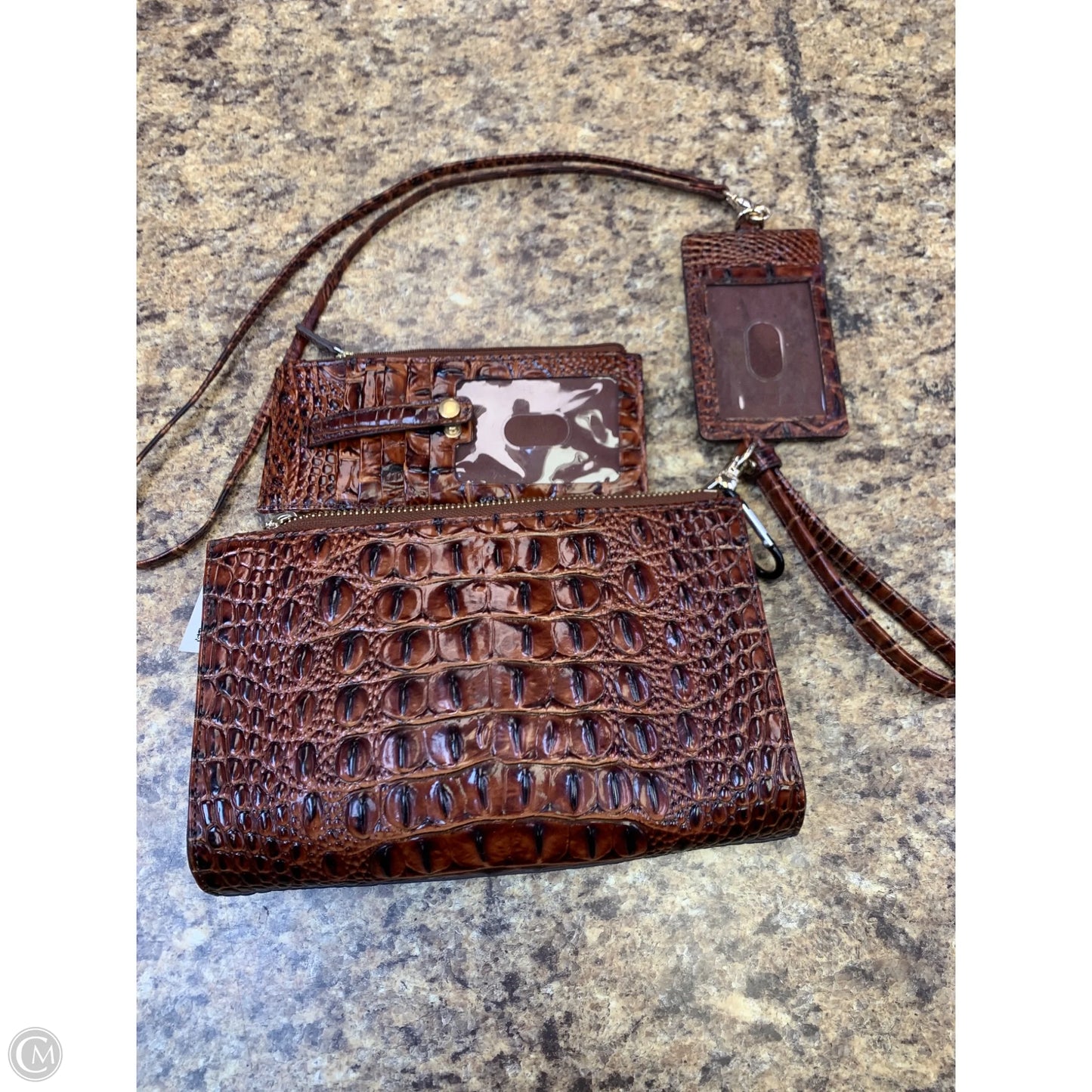 Wristlet Designer By Brahmin, Size: Medium