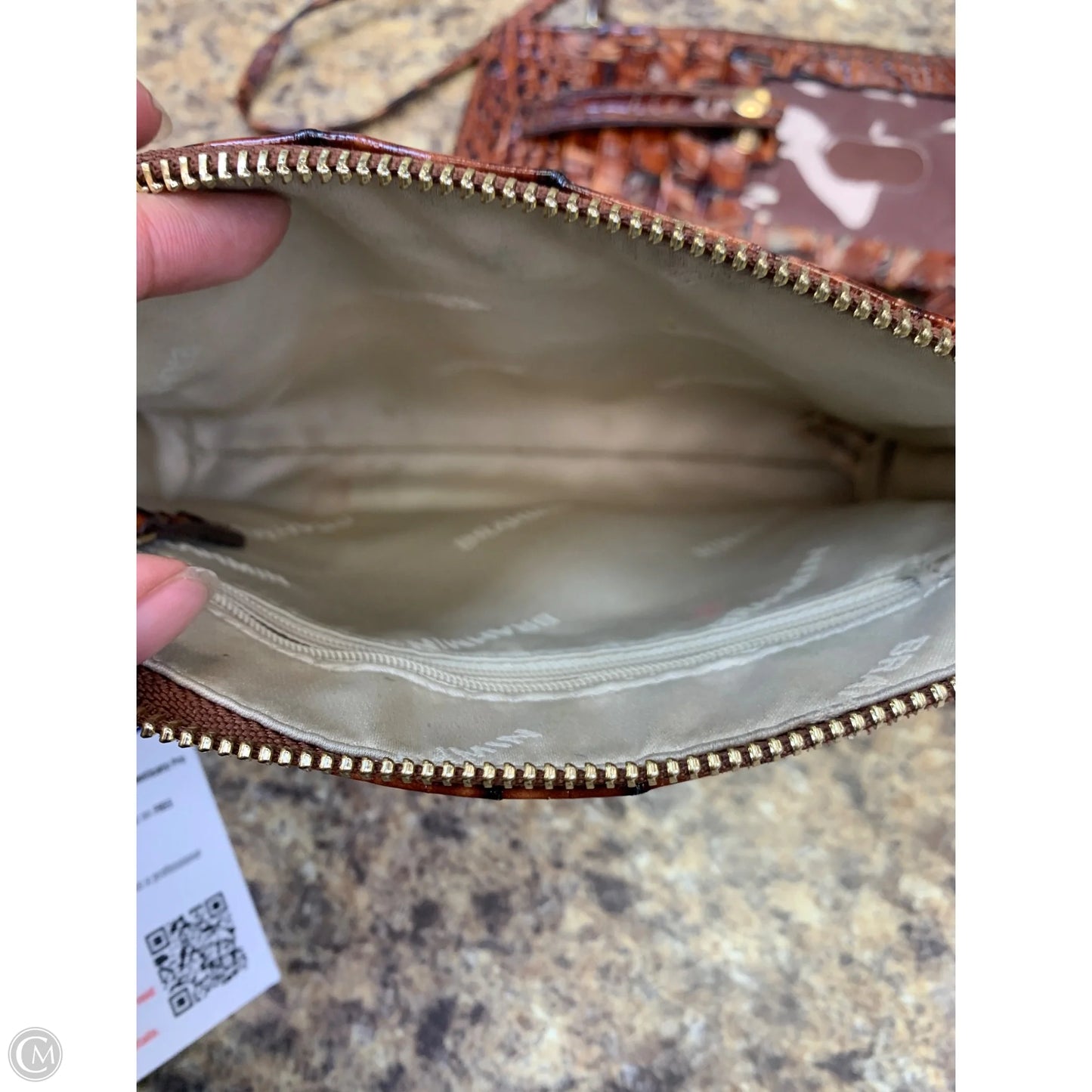 Wristlet Designer By Brahmin, Size: Medium