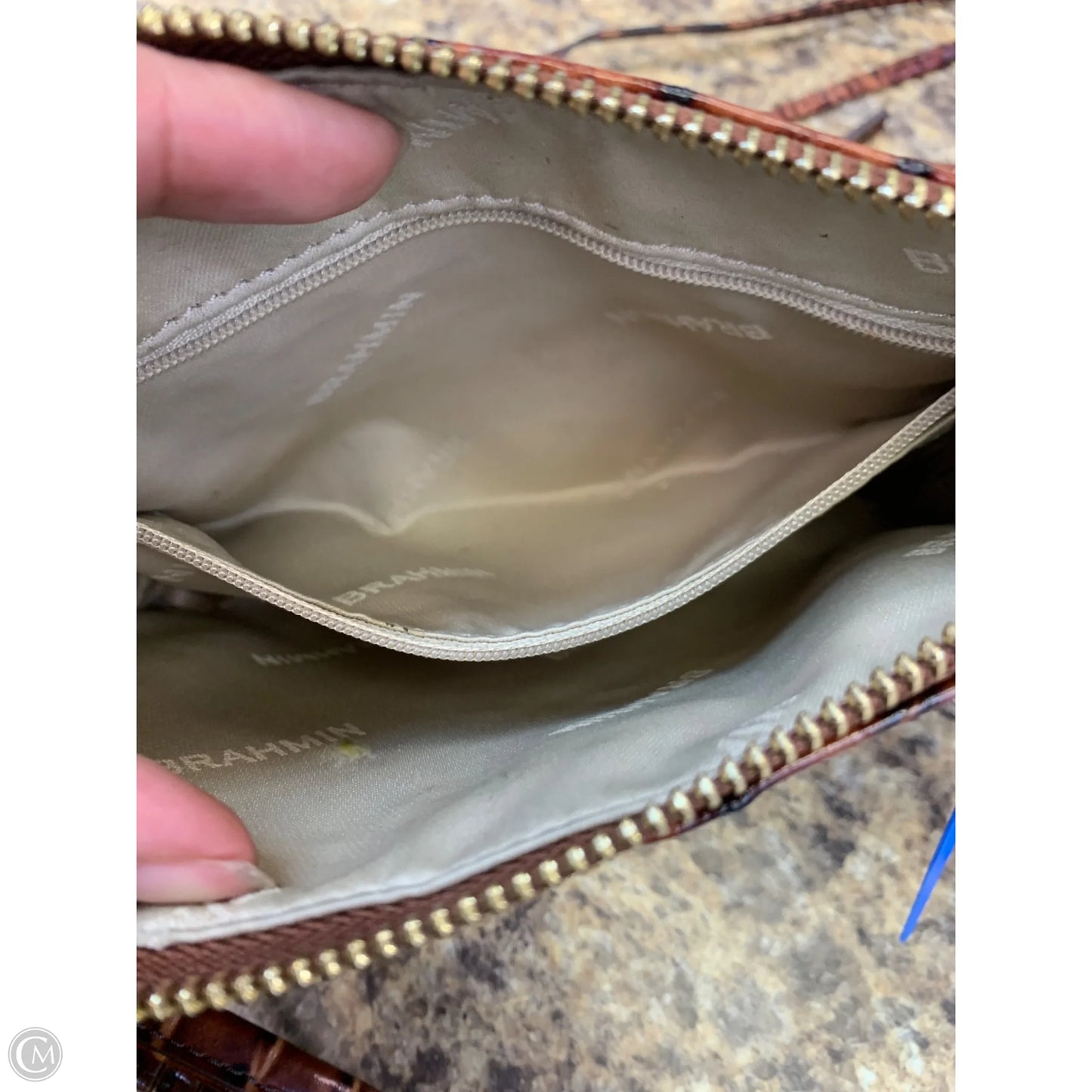 Wristlet Designer By Brahmin, Size: Medium