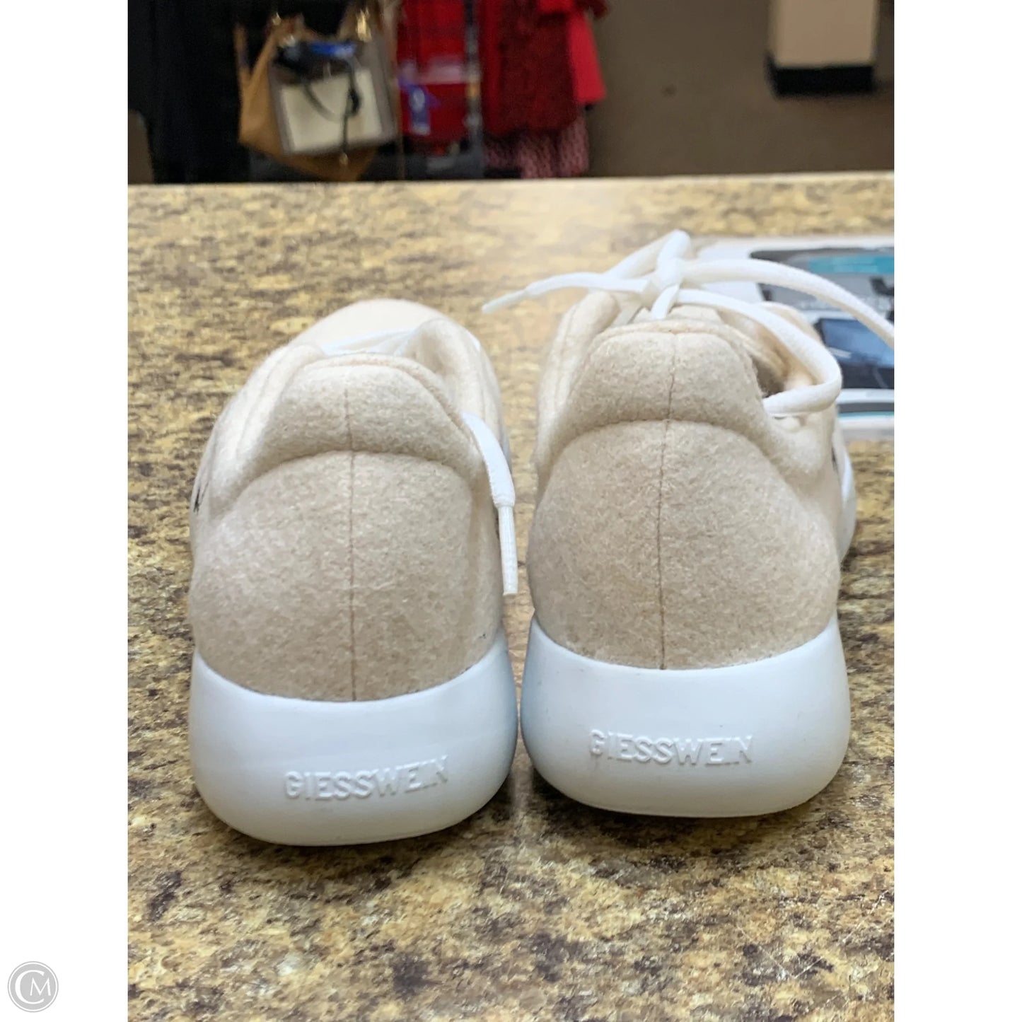 Shoes Athletic By Cmf In Cream, Size: 7