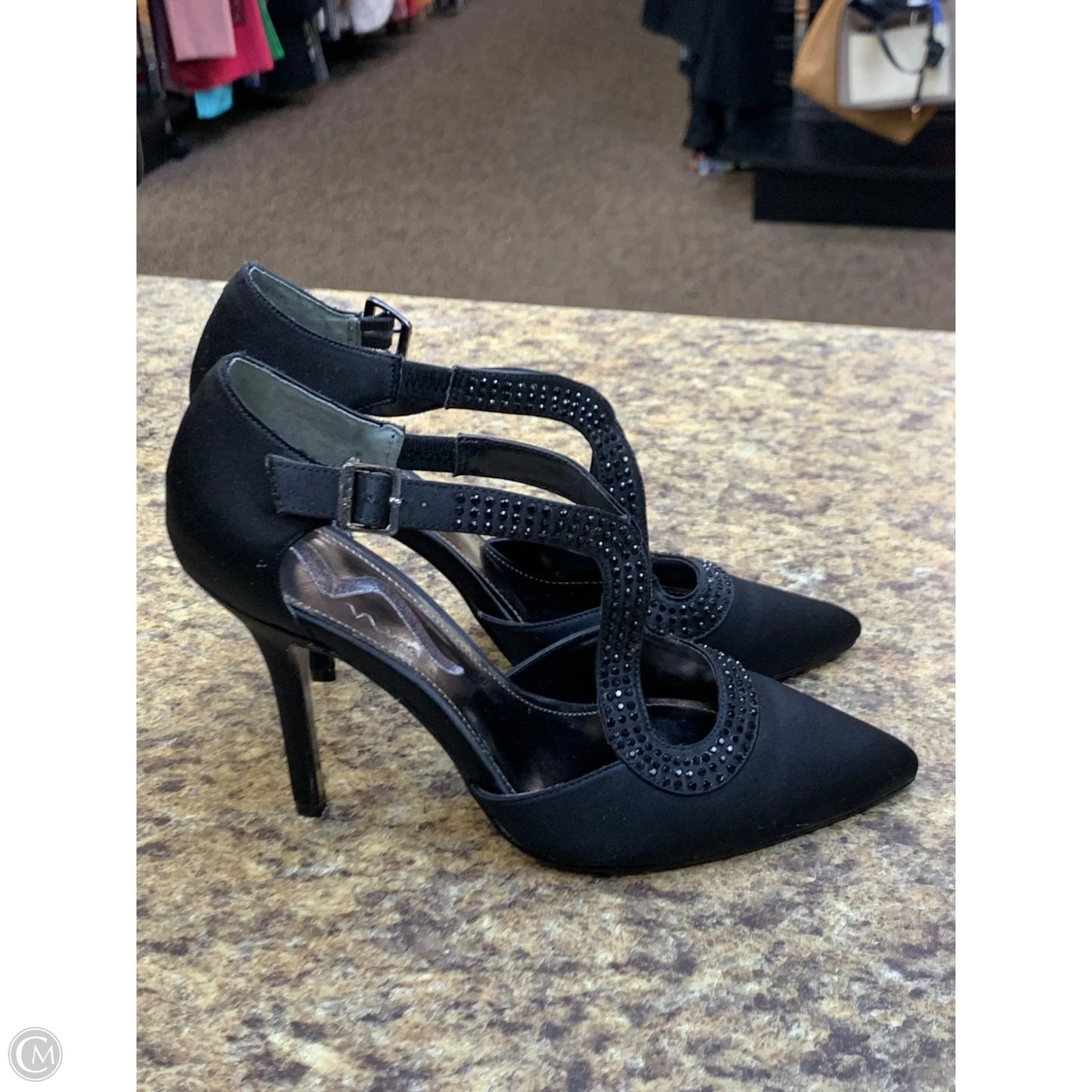 Shoes Heels Stiletto By Nina In Black, Size: 9.5
