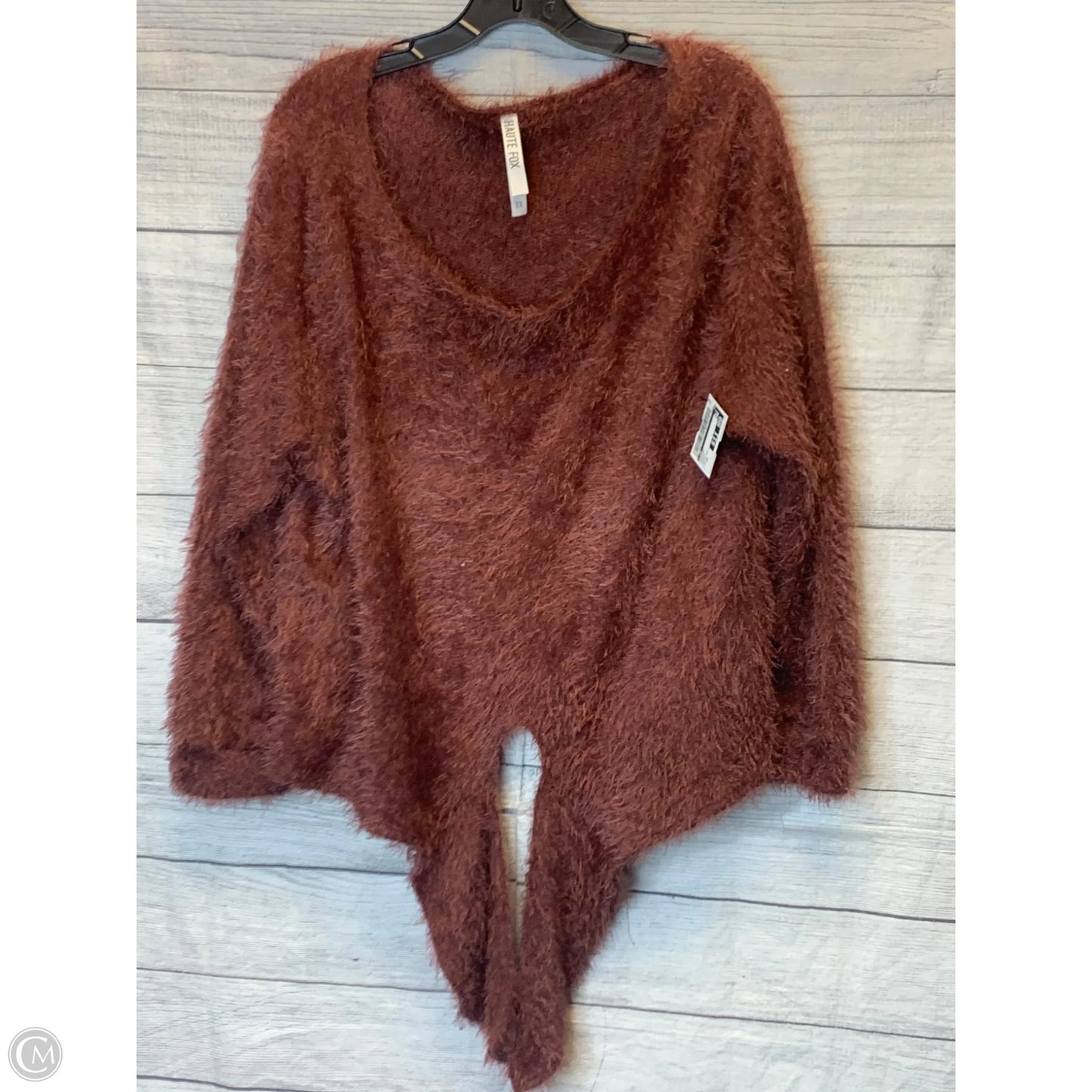 Sweater By Cmf In Maroon, Size: 2x