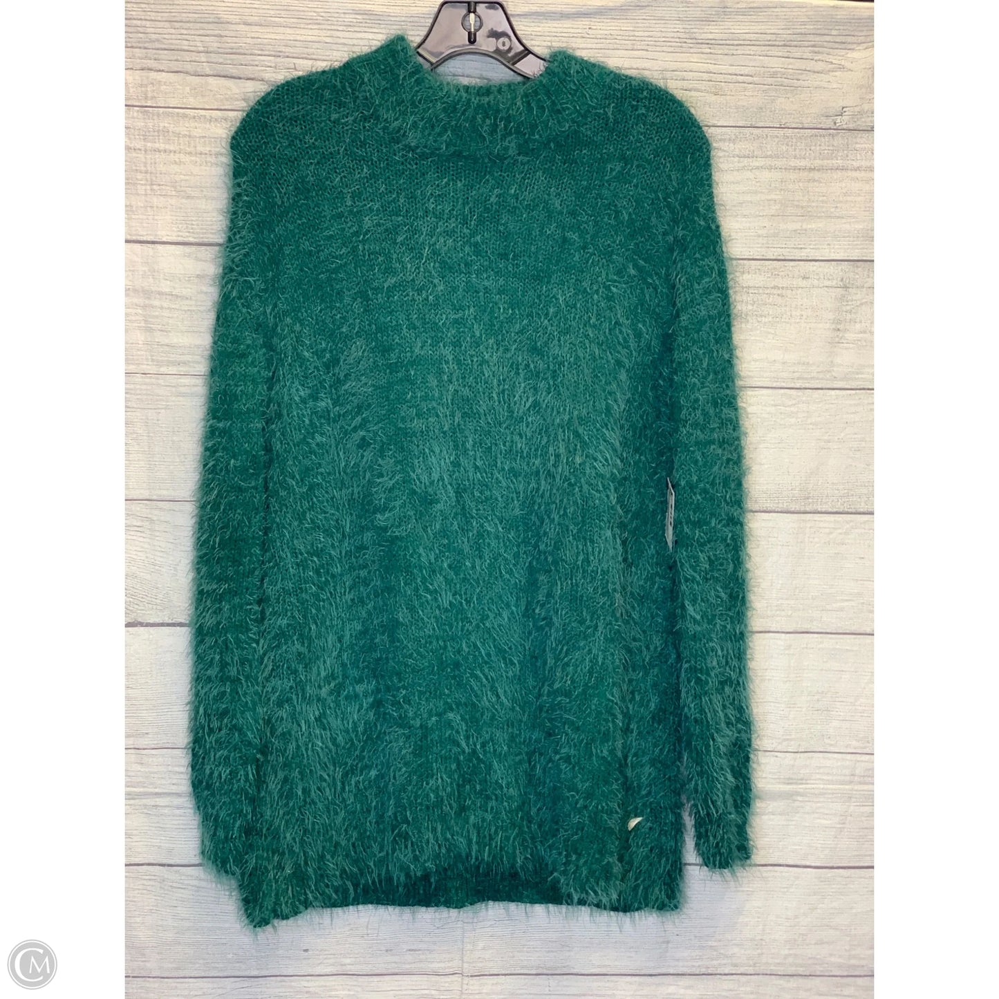 Sweater By Denim 24/7 In Green, Size: 12