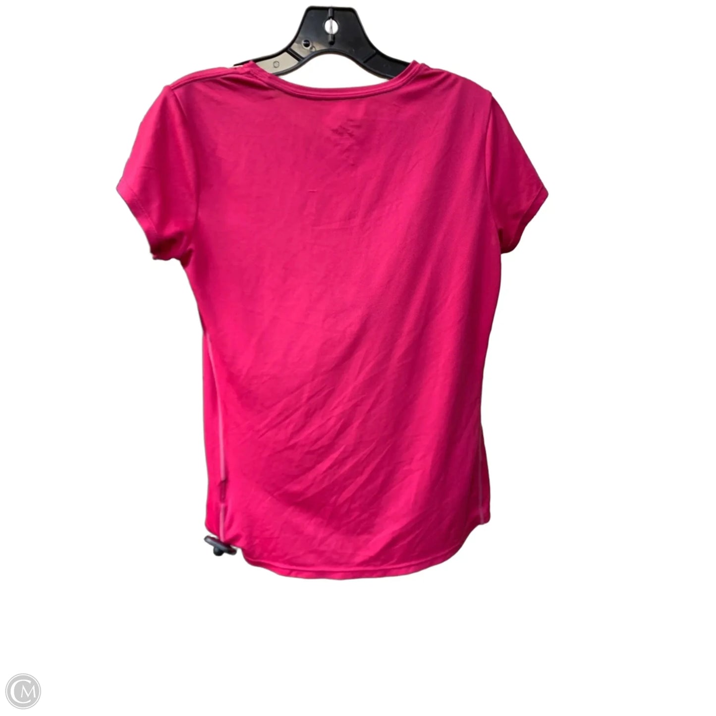 Athletic Top Short Sleeve By Nike In Pink, Size: M