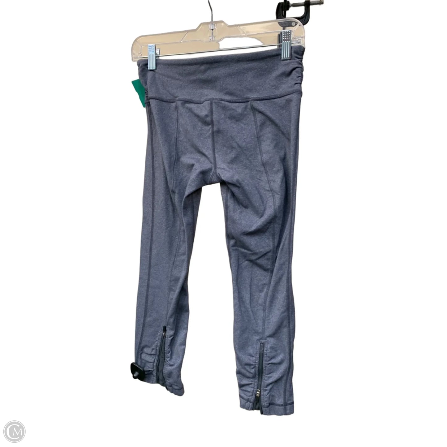 Athletic Leggings Capris By Lululemon In Grey, Size: 8