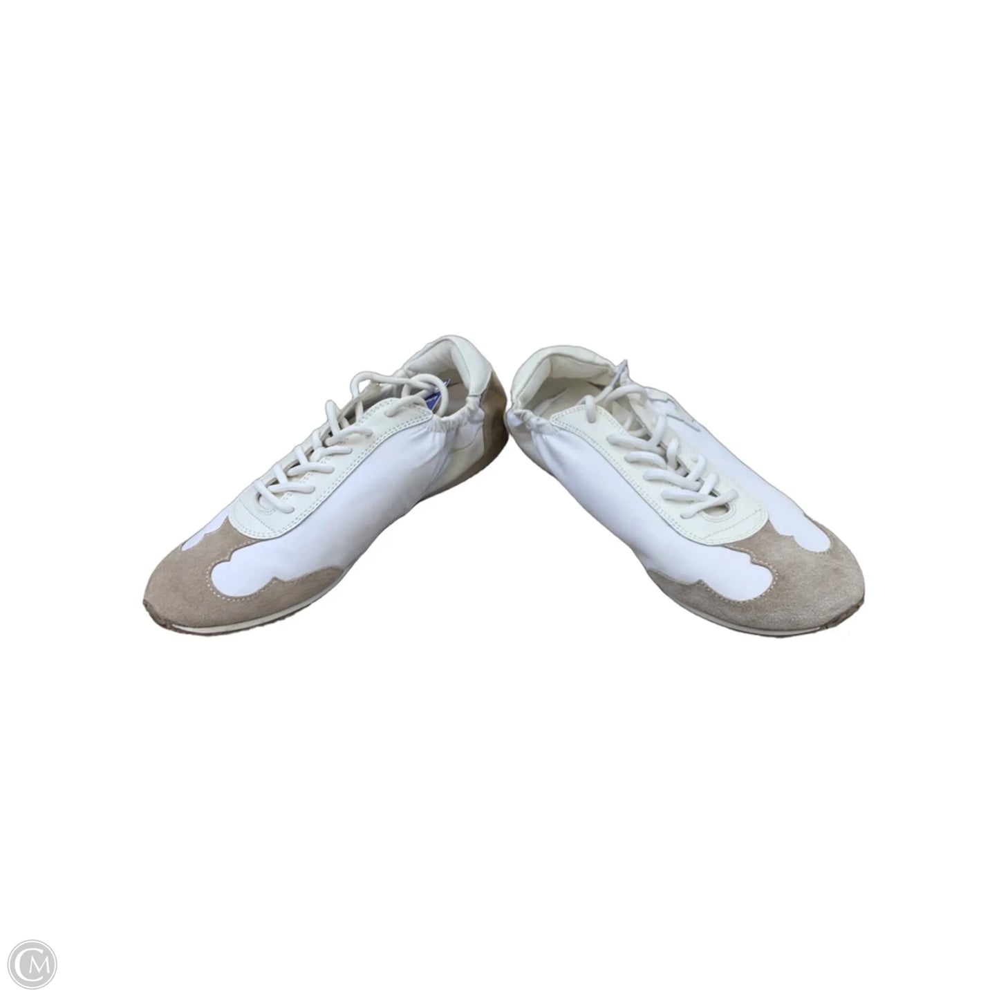 Shoes Designer By Tory Burch In Tan & White, Size: 9
