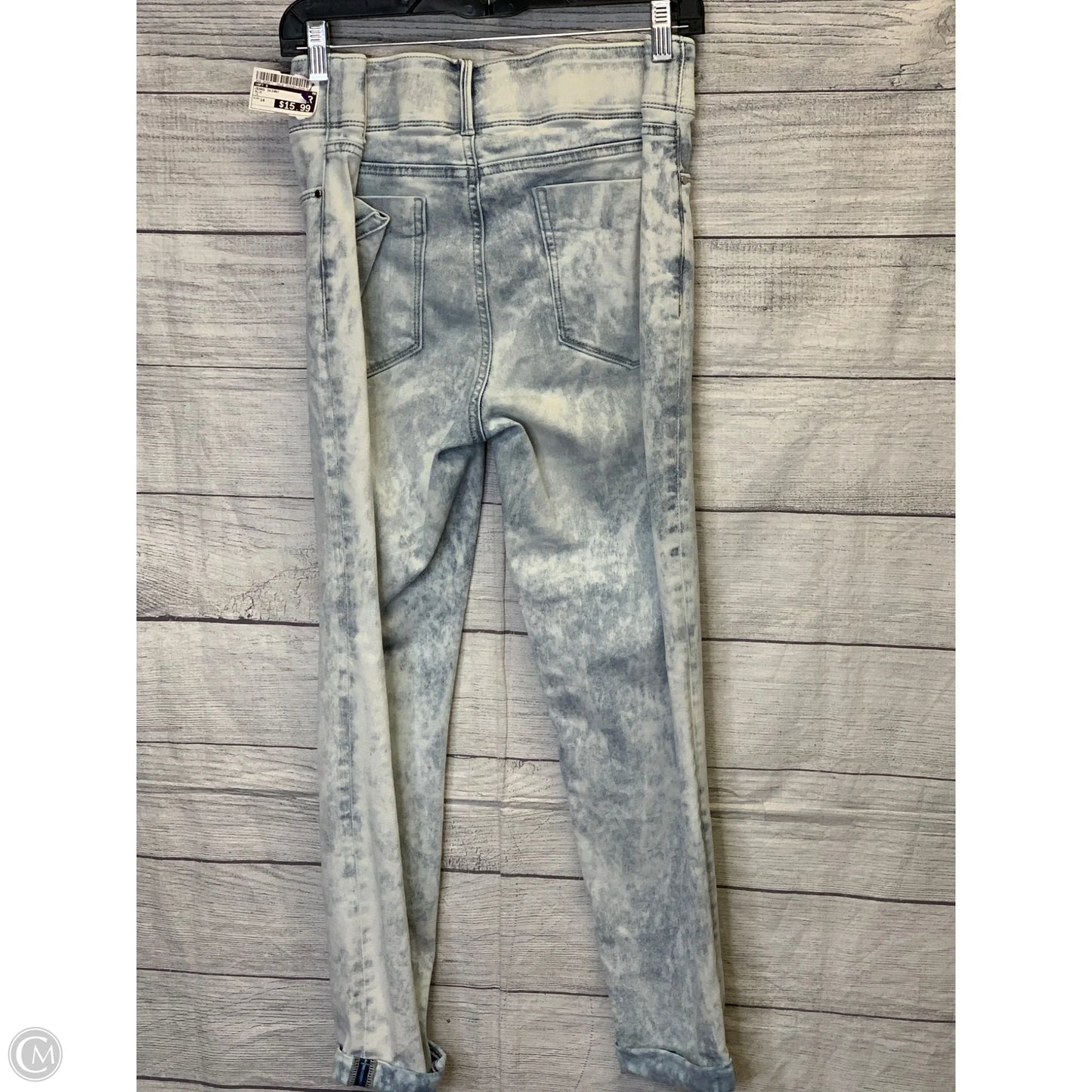 Jeans Skinny By Apt 9 In Blue, Size: 14