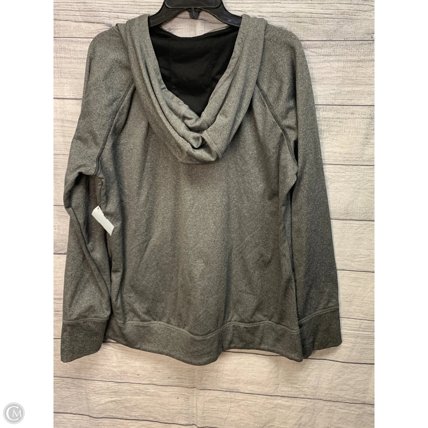 Athletic Sweatshirt Hoodie By Danskin Now In Grey, Size: Xxl