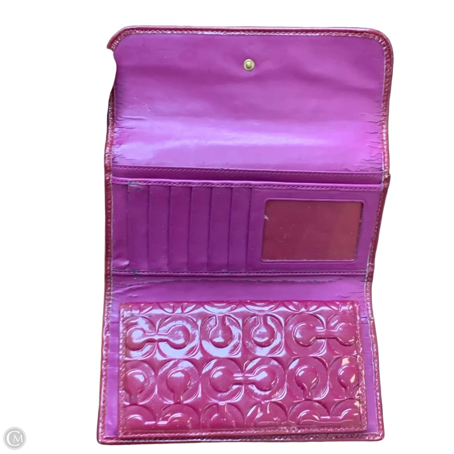 Handbag and Wallet set Designer By Coach, Size: Medium