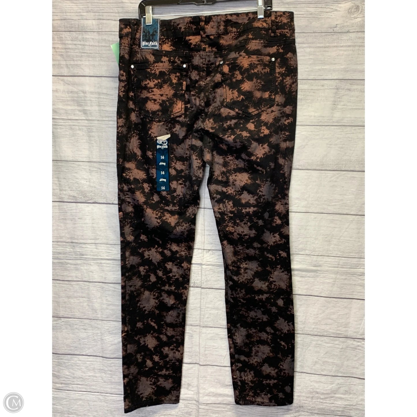 Jeans Skinny By Cmf In Bronze, Size: 14