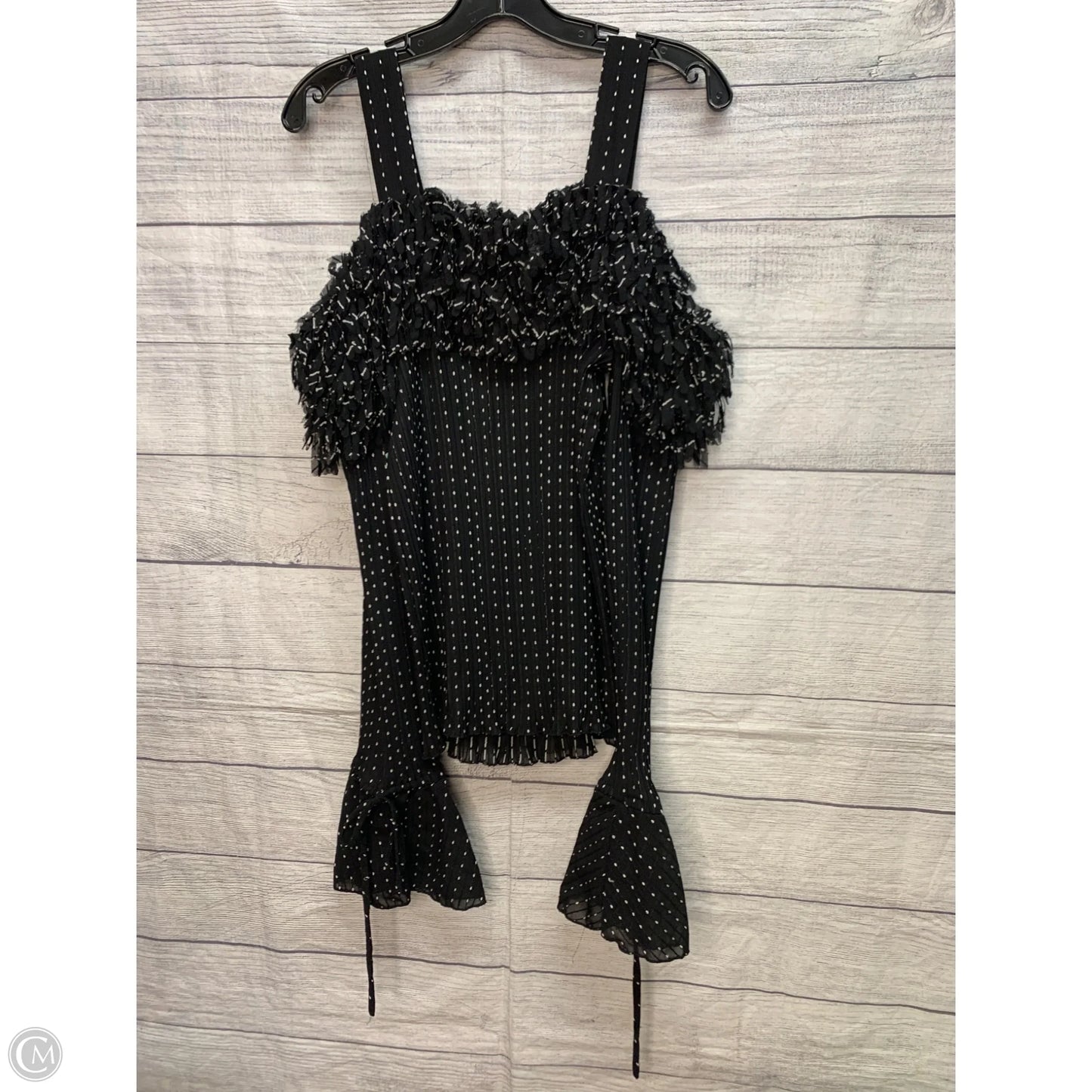 Top Long Sleeve By Cmf In Black & White, Size: Xl