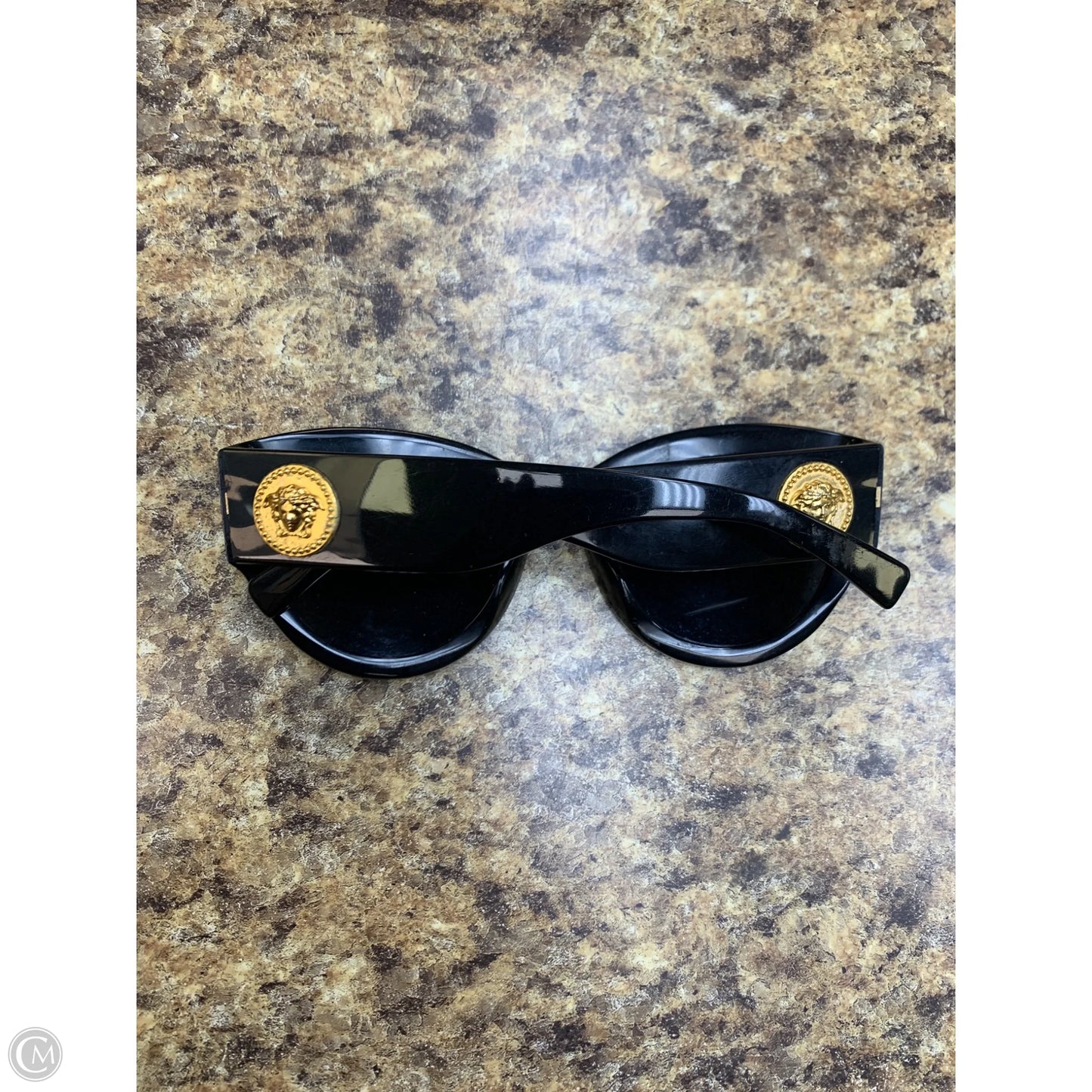 Sunglass Case Luxury Designer By Versace, Size: Medium