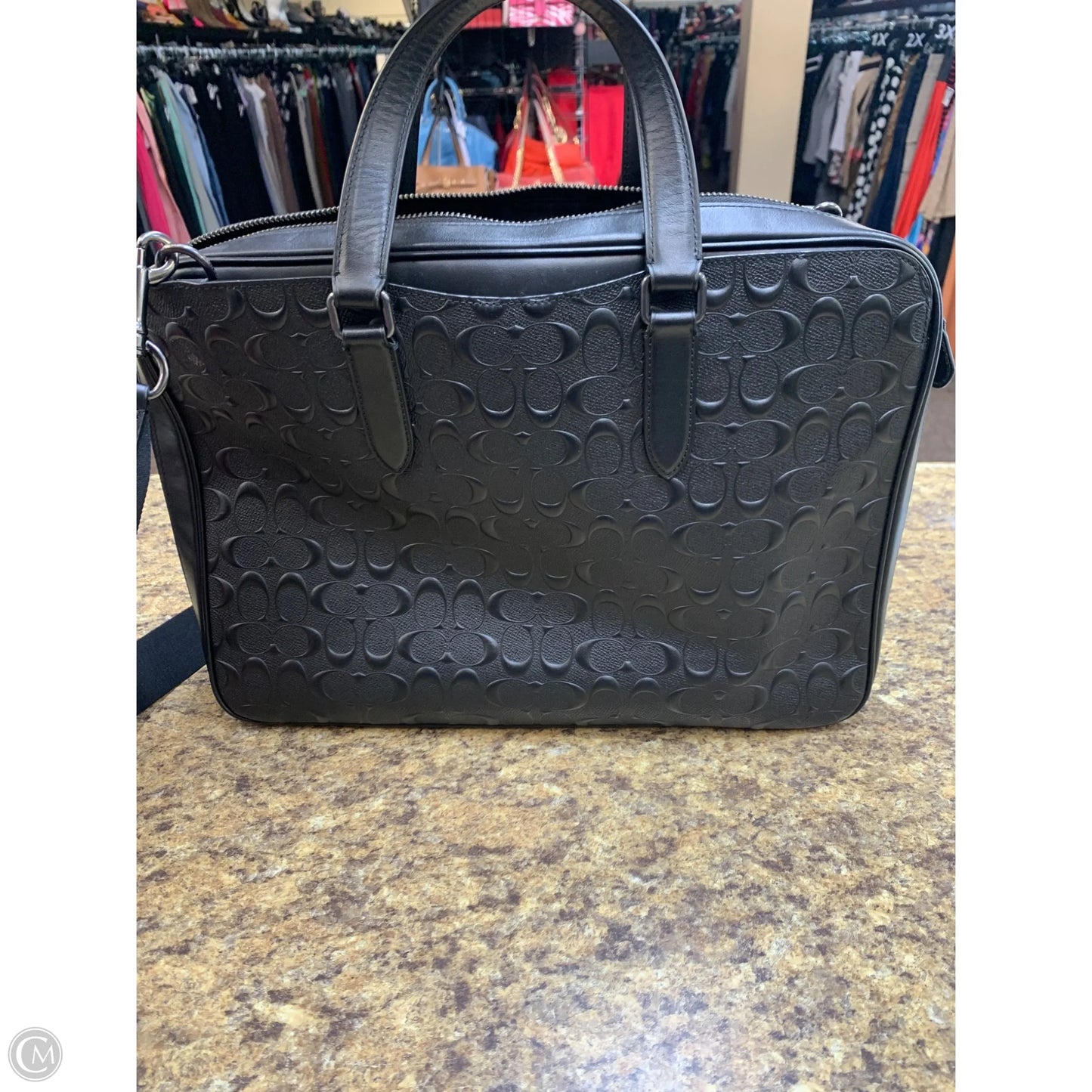 Laptop Bag Designer By Coach, Size: Large