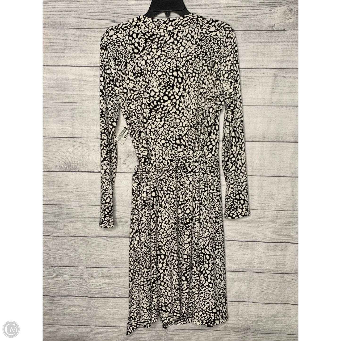 Dress Casual Midi By Banana Republic In Animal Print, Size: L