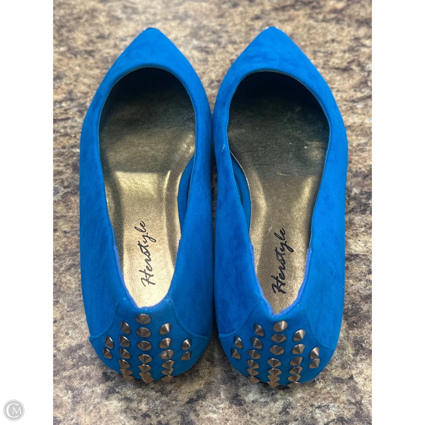Shoes Flats By Herstyle In Blue, Size: 7.5