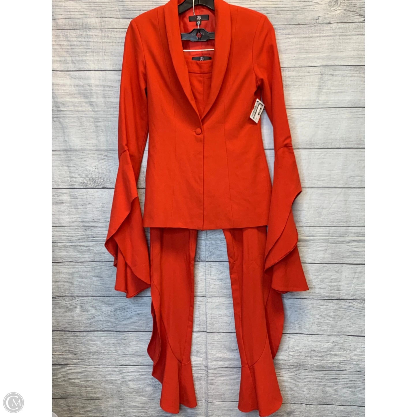 Pants Suit 2pc By Cmf In Red, Size: 0