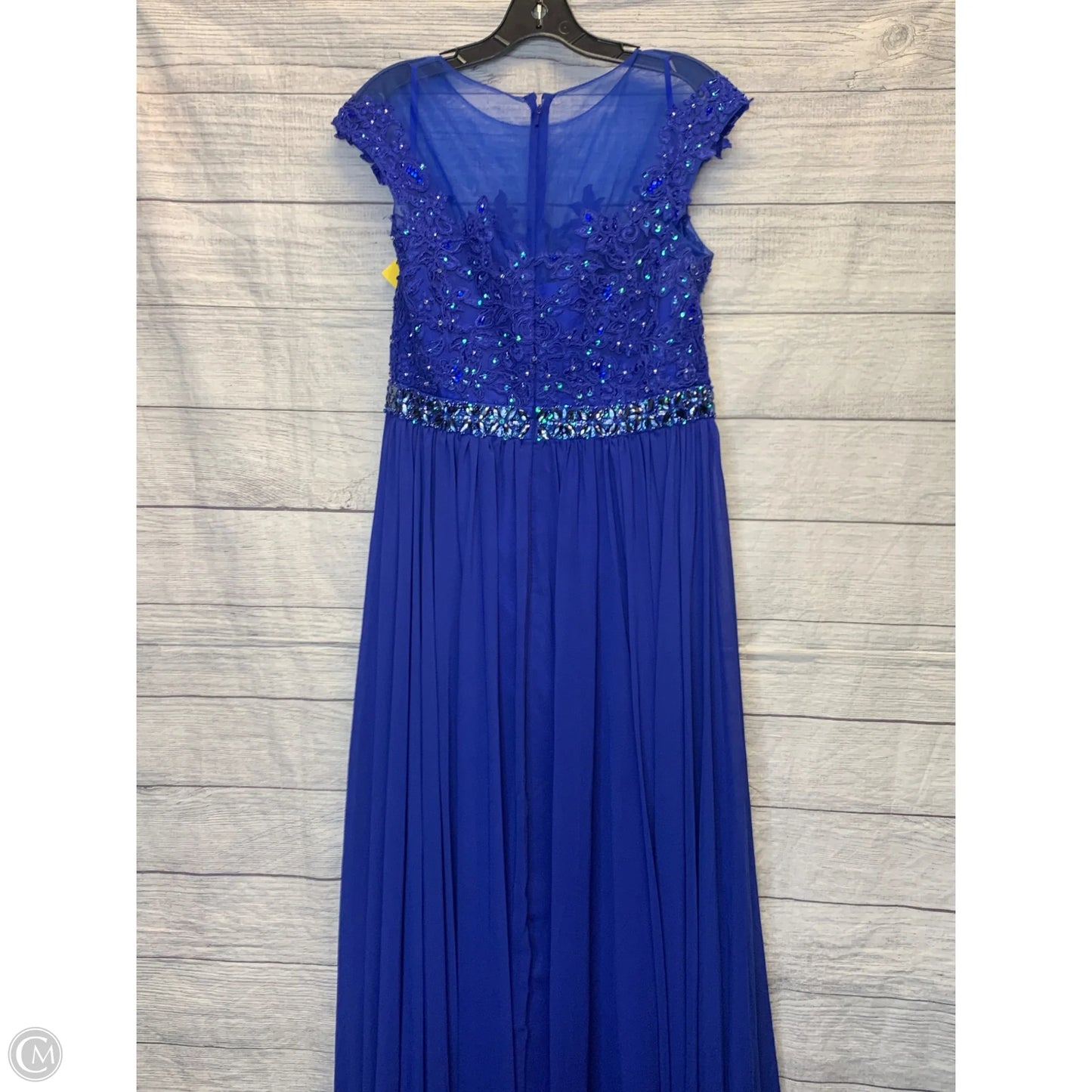Dress Party Long By Cmf In Blue, Size: Xl