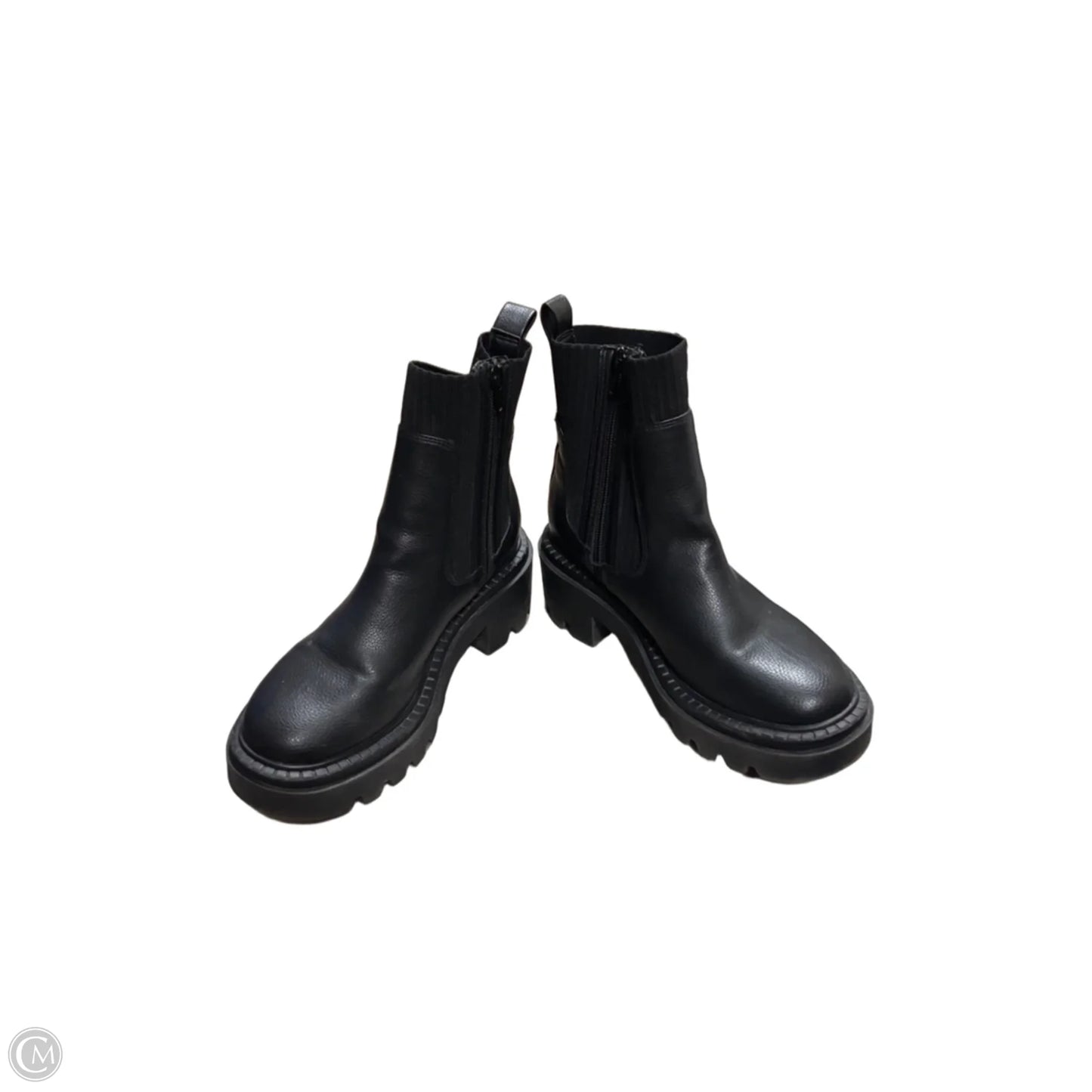 Boots Ankle Flats By Universal Thread In Black, Size: 7