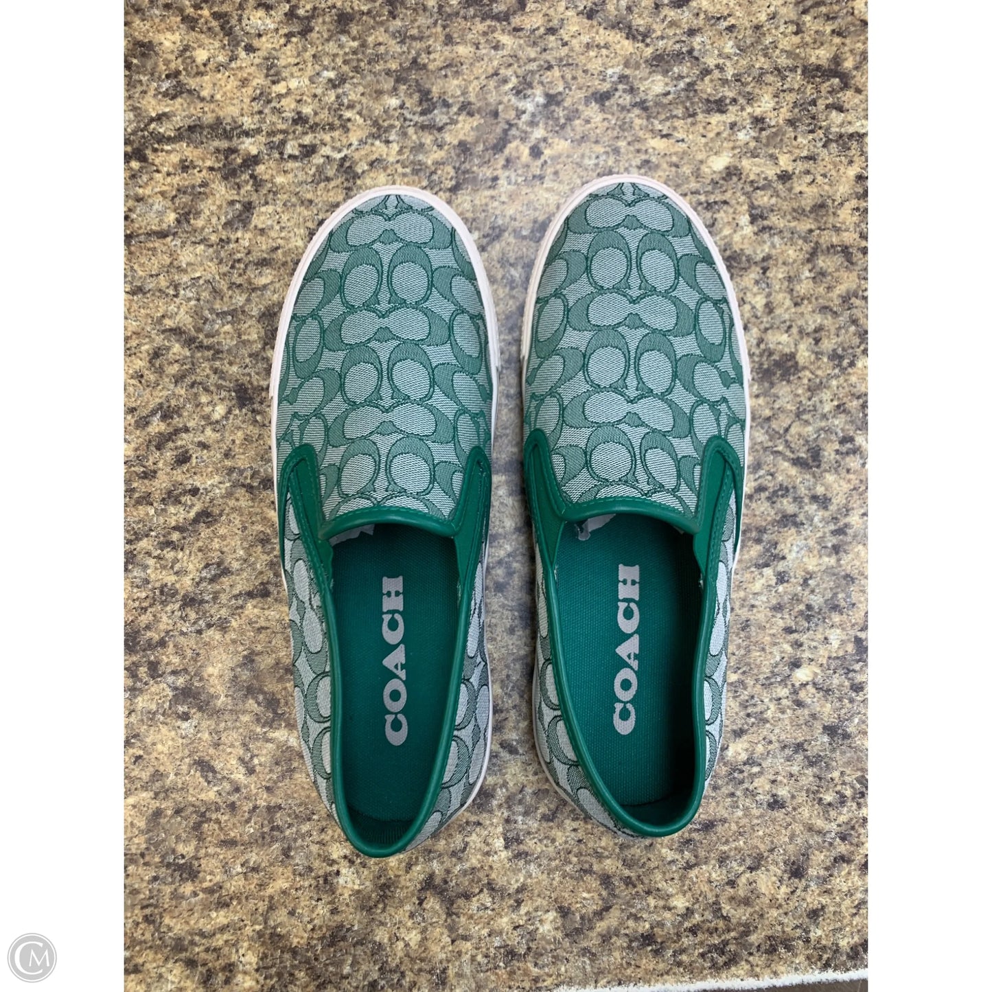 Shoes Designer By Coach In Green, Size: 12