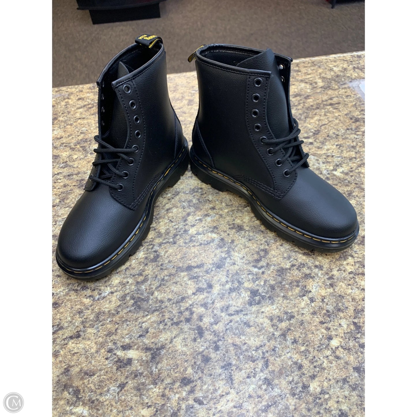 Boots Ankle Flats By Dr Martens In Black, Size: 7